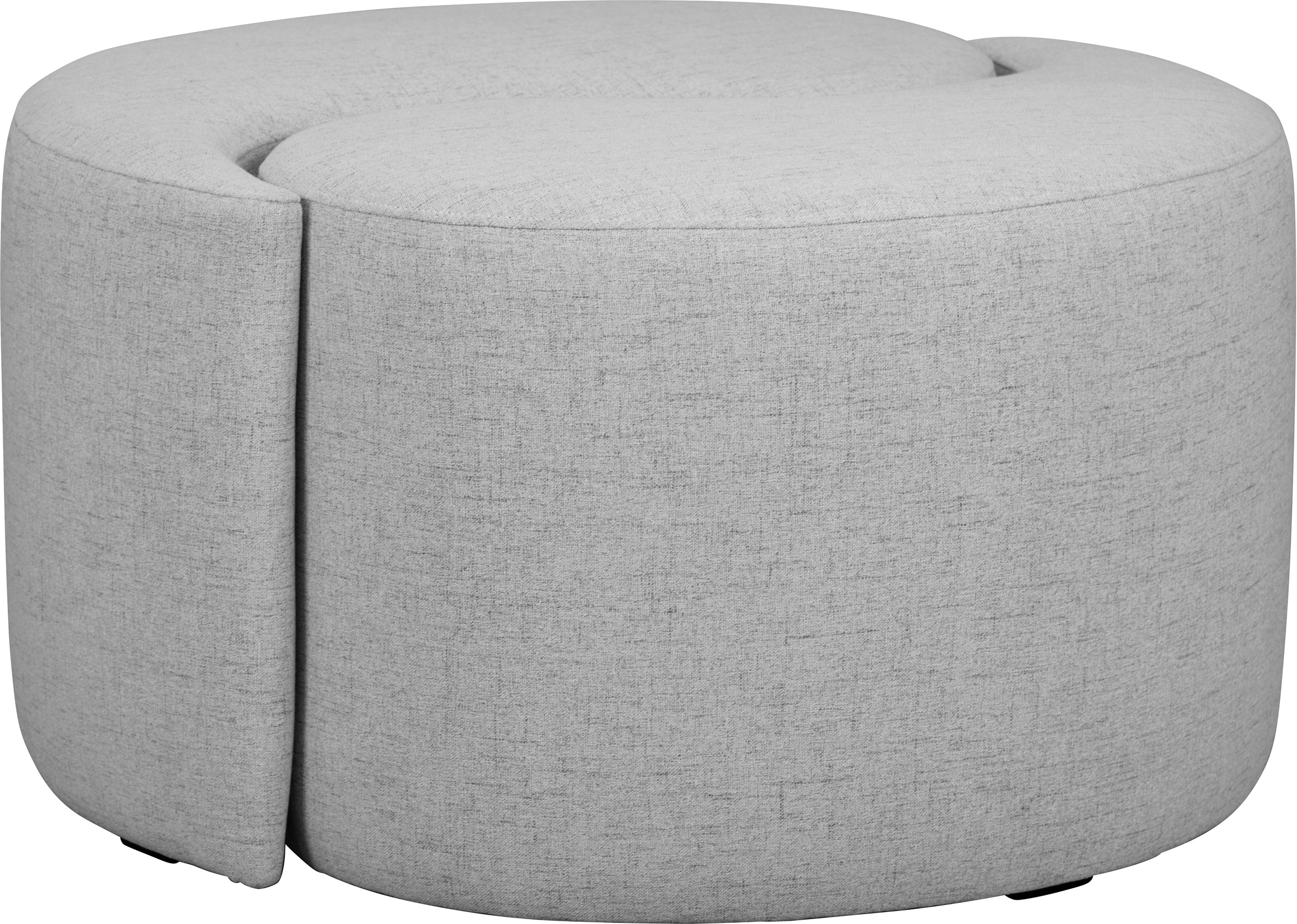 Home affaire Polsterhocker »Yin&Yang Durchmesser 82cm«, 2teilig, einzeln stellbar oder Yin-Yang-Optik