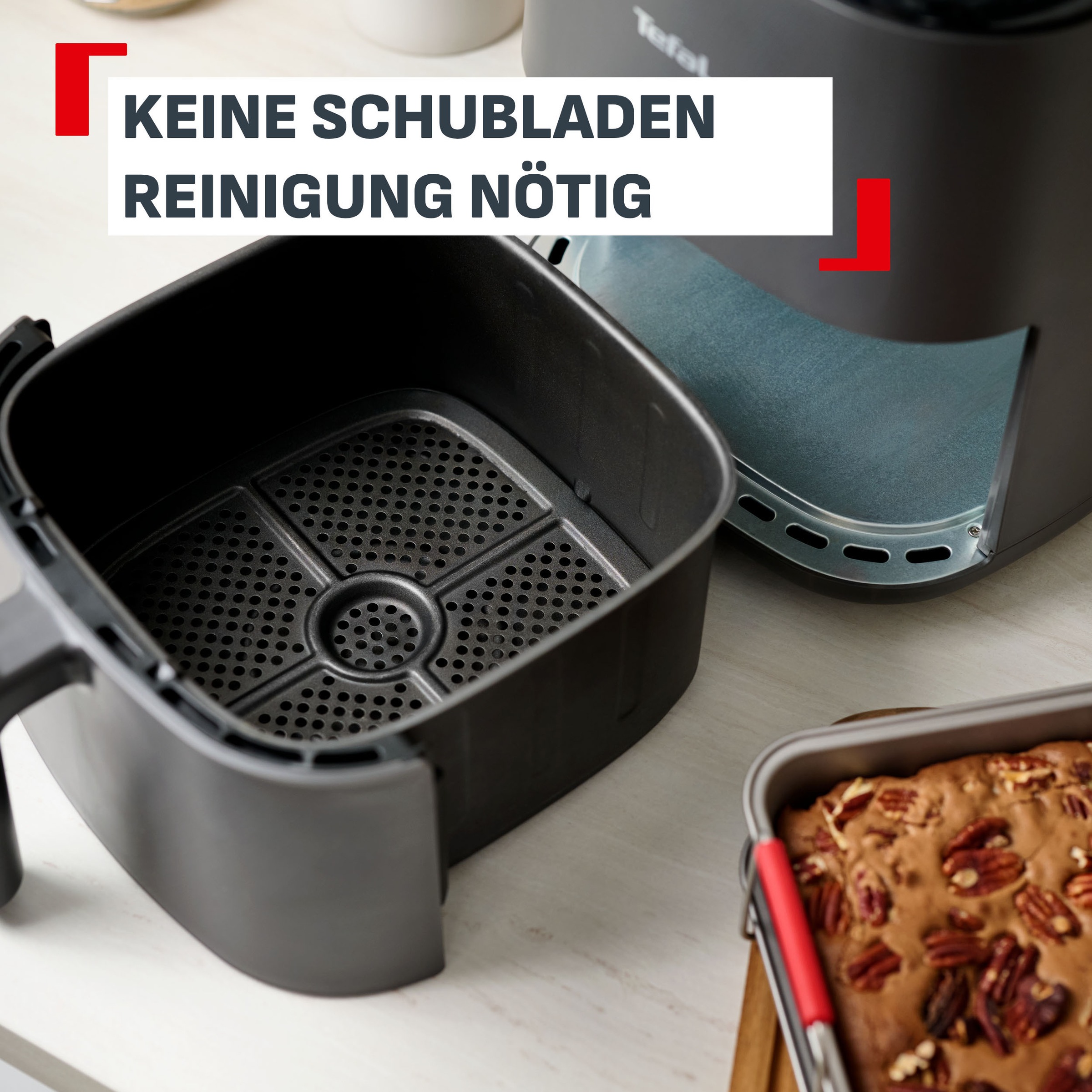 Tefal Backform »Dail'Easy, Backeinsatz für die Heißluftfritteuse« stapelbar, antihaftbeschichtet