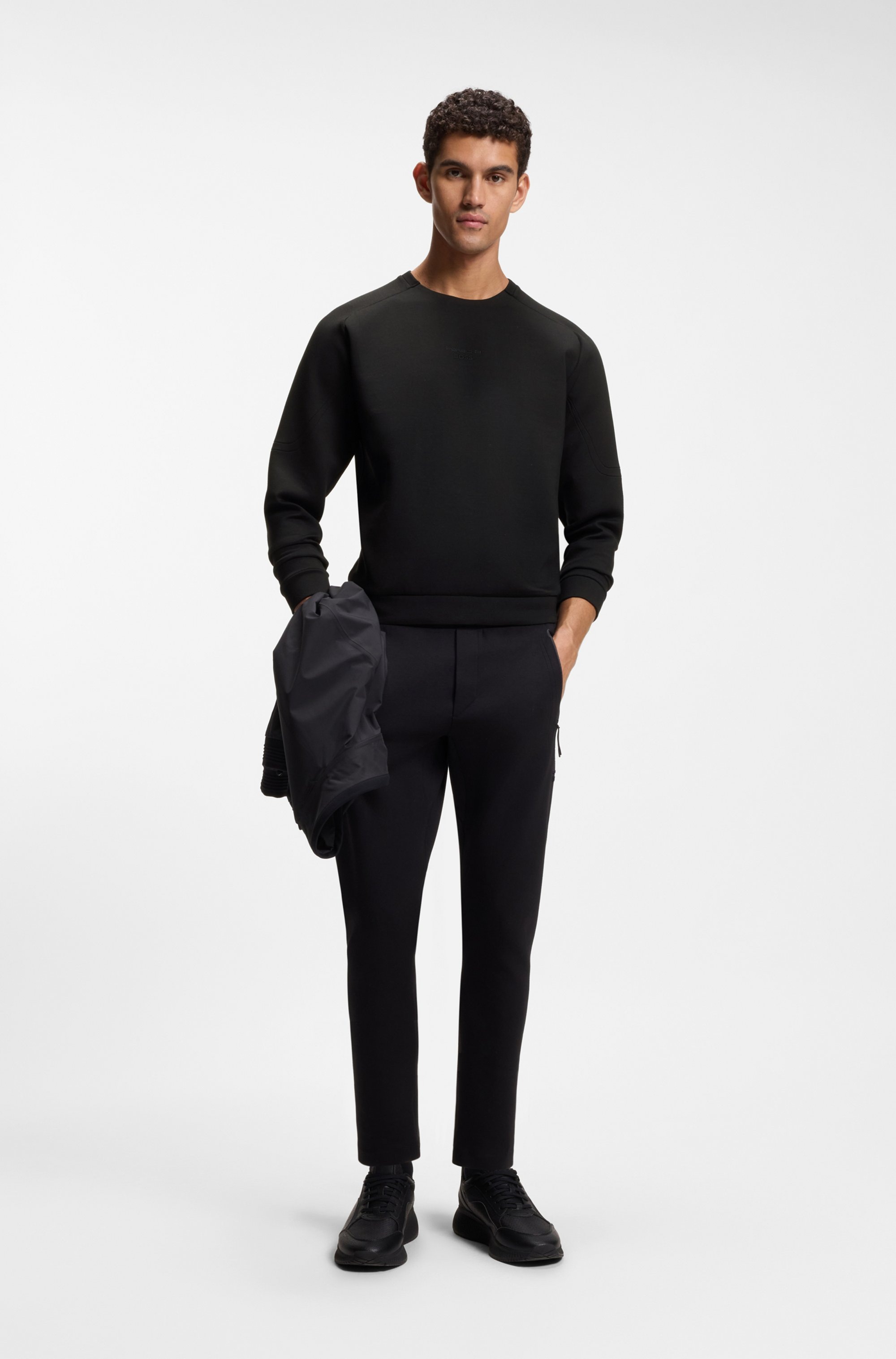 BOSS GREEN Sweatshirt »Porsche Spirit 70 Capsule Collection«, Premium Herrenmode Innovative Geruchskontroll-Technologie HEIQ MINT
