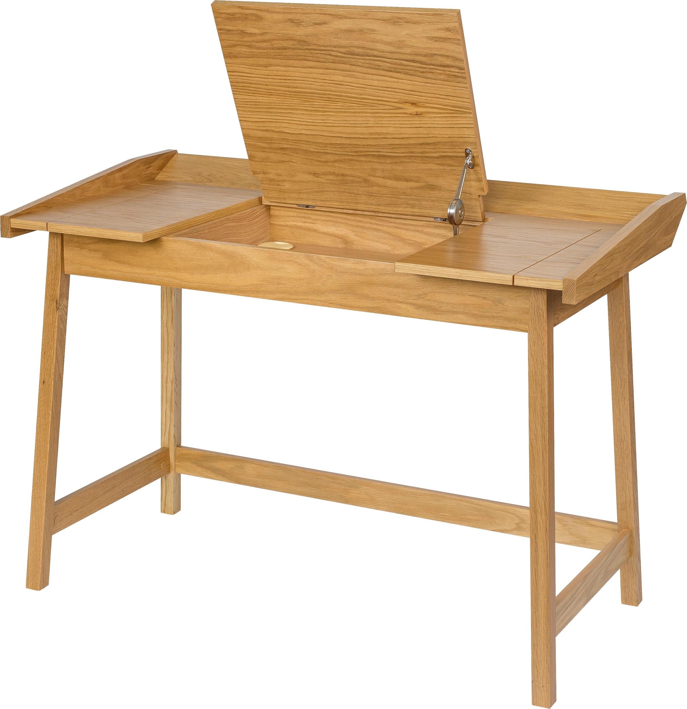 Woodman Schreibtisch »Walter«, skandinavisches Design, Holzfurnier aus Eiche