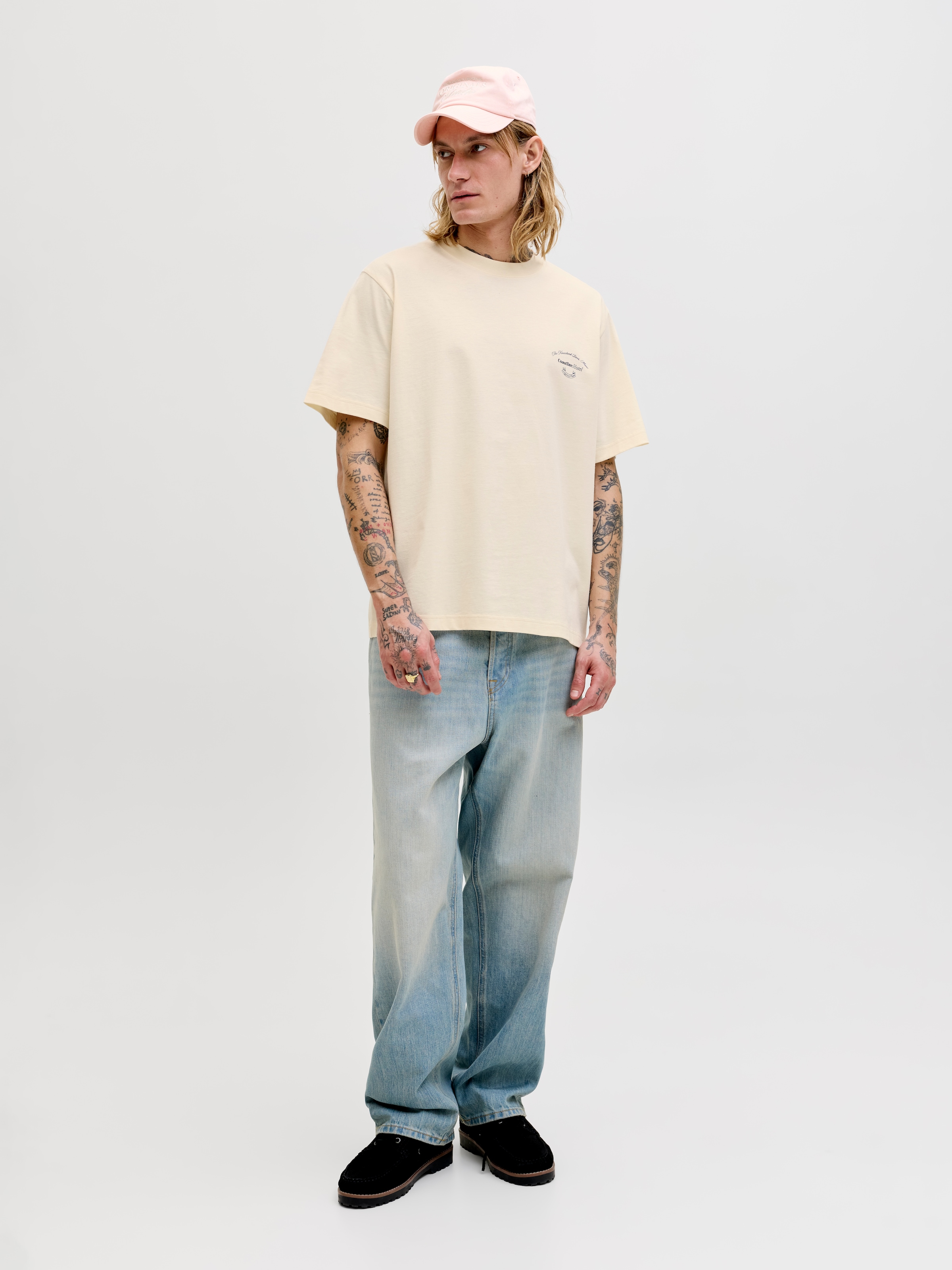 Jack & Jones T-Shirt »JORMONTAUK PHOTO BACK TEE SS CN«