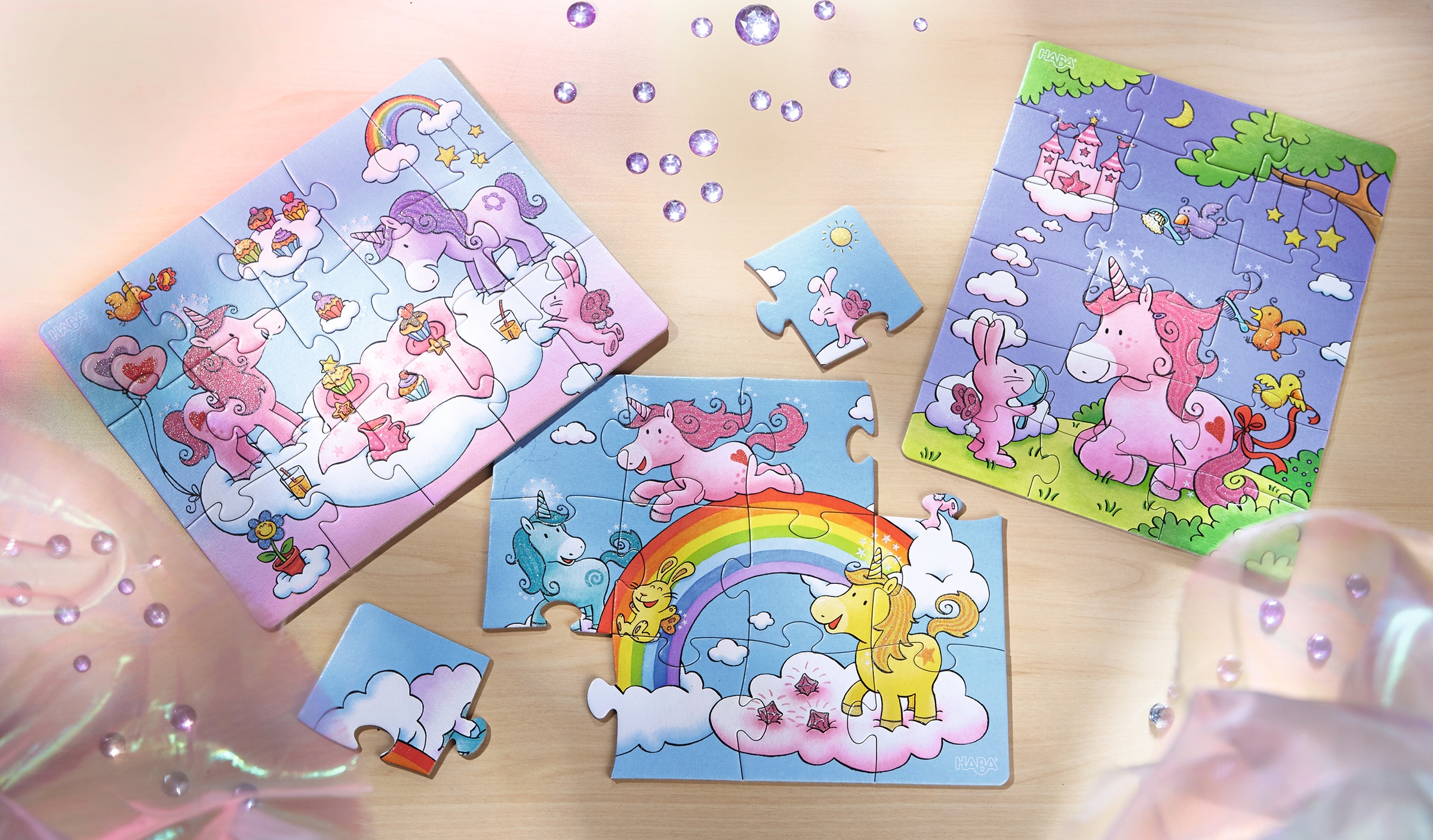 Haba Puzzle »Einhorn Glitzerglück«
