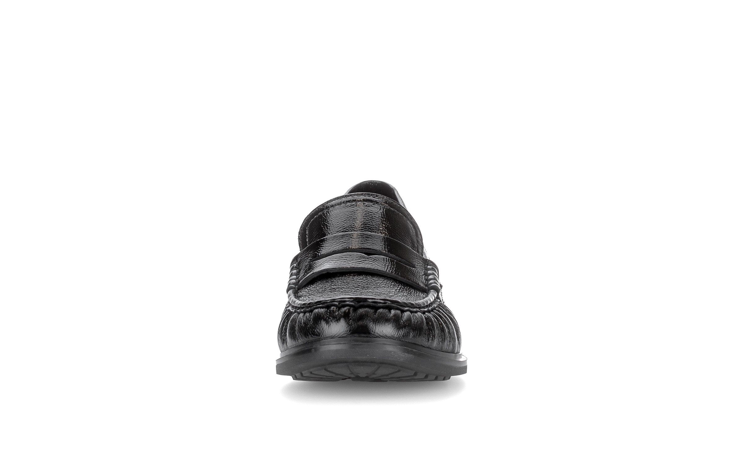 Gabor Slipper  Blockabsatz, Businessschuh mit klassischem Zierriegel, G-Weite