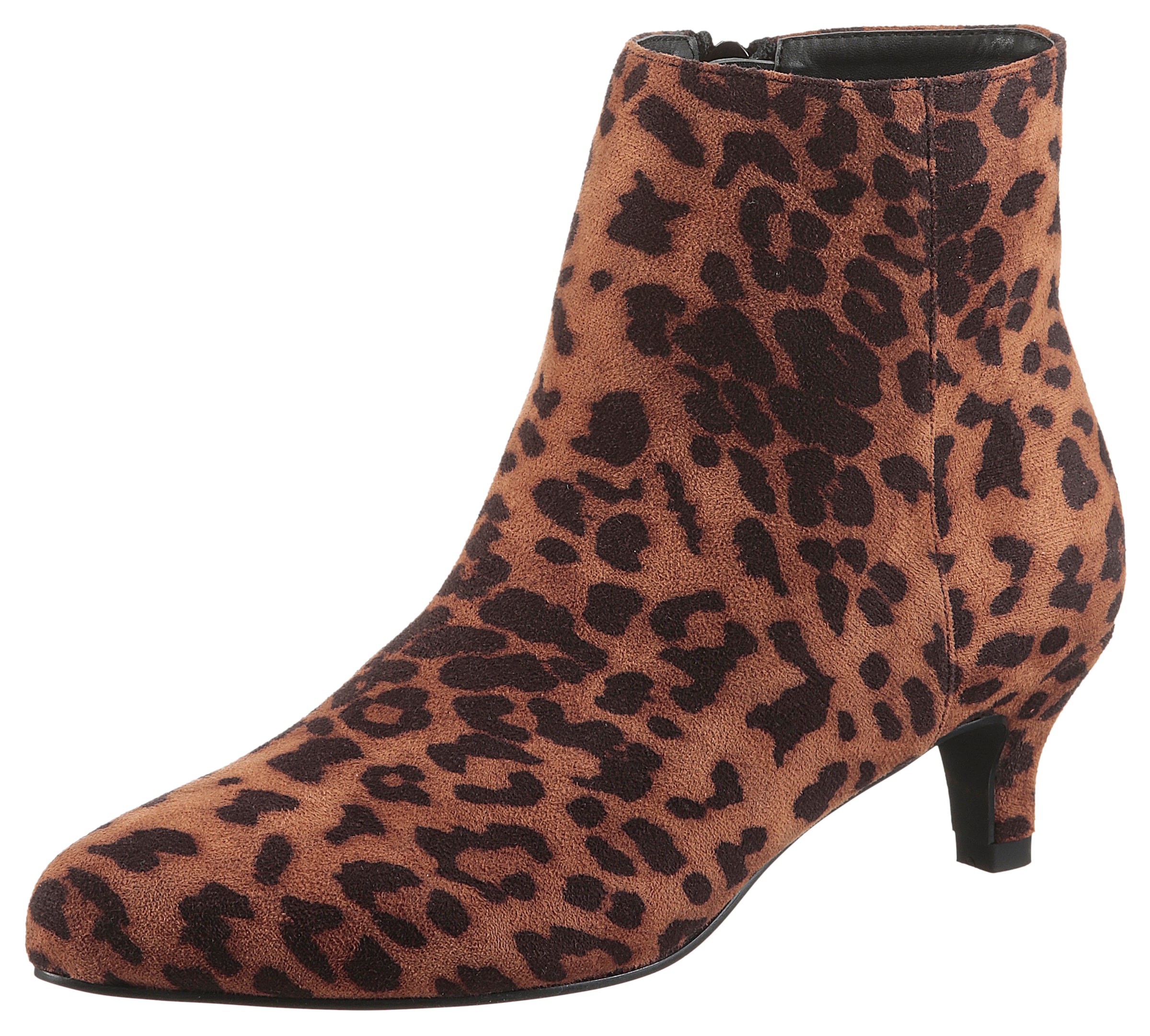 Aniston SHOES Stiefelette, Reißverschluss-Ankelboots, Trichterabsatz - NEUE KOLLEKTION