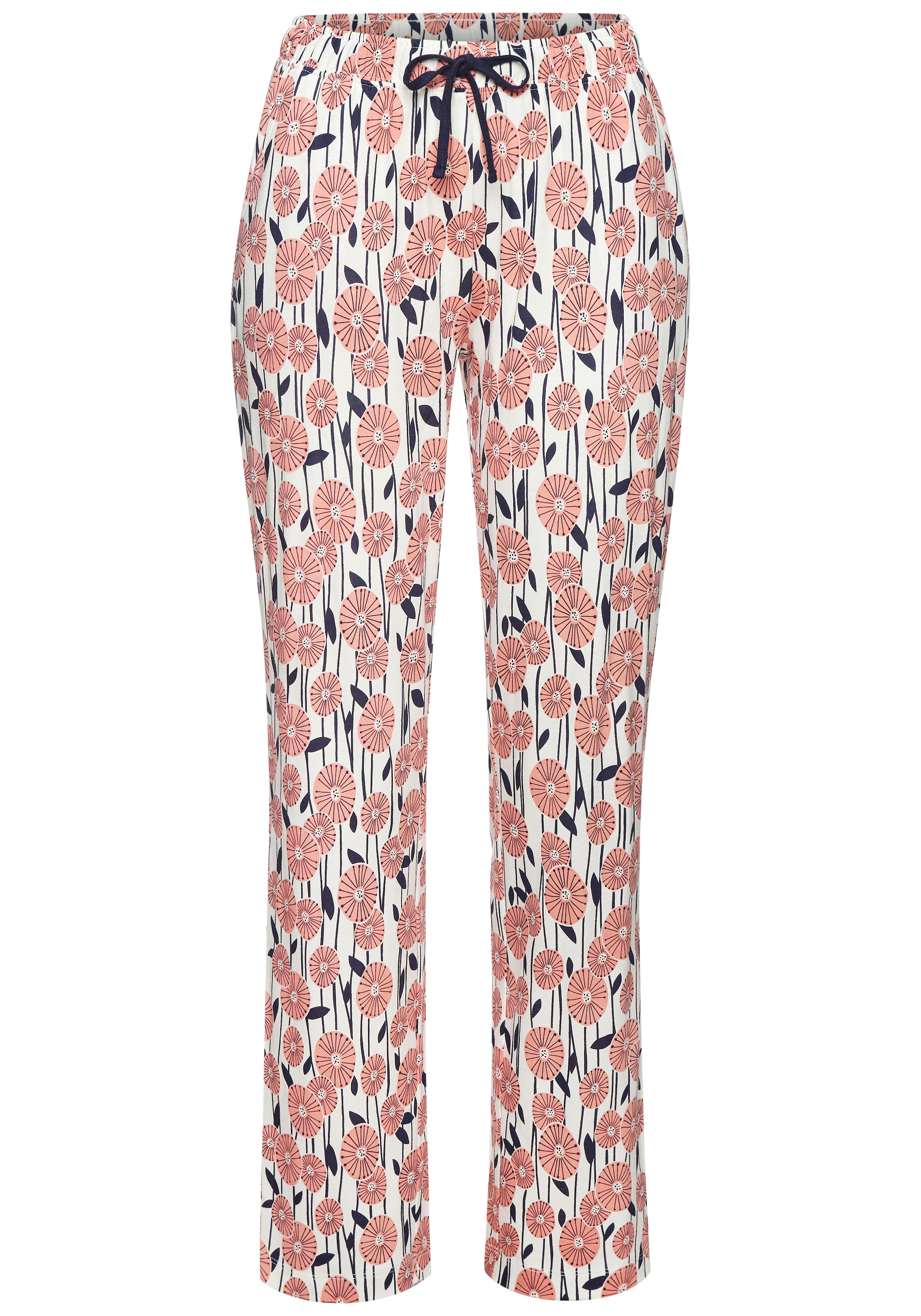 Vivance Dreams Pyjamahose, Mit schönem Muster