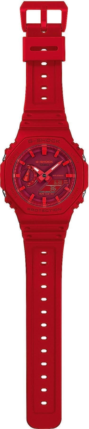 CASIO G-SHOCK Chronograph, Quarzuhr,Armbanduhr,Herrenuhr,digital, bis 20 bar wasserd.Resinarmband