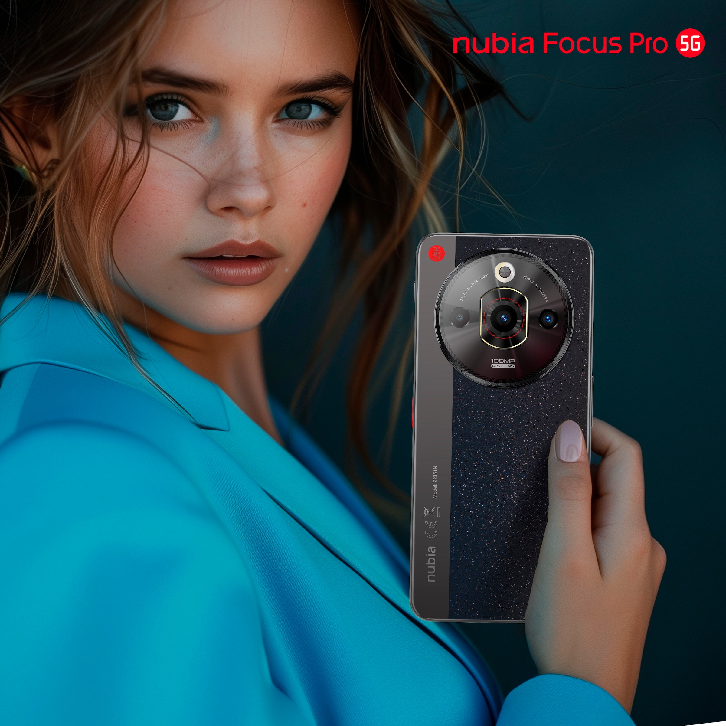 Nubia Smartphone »Focus Pro 5G«, schwarz