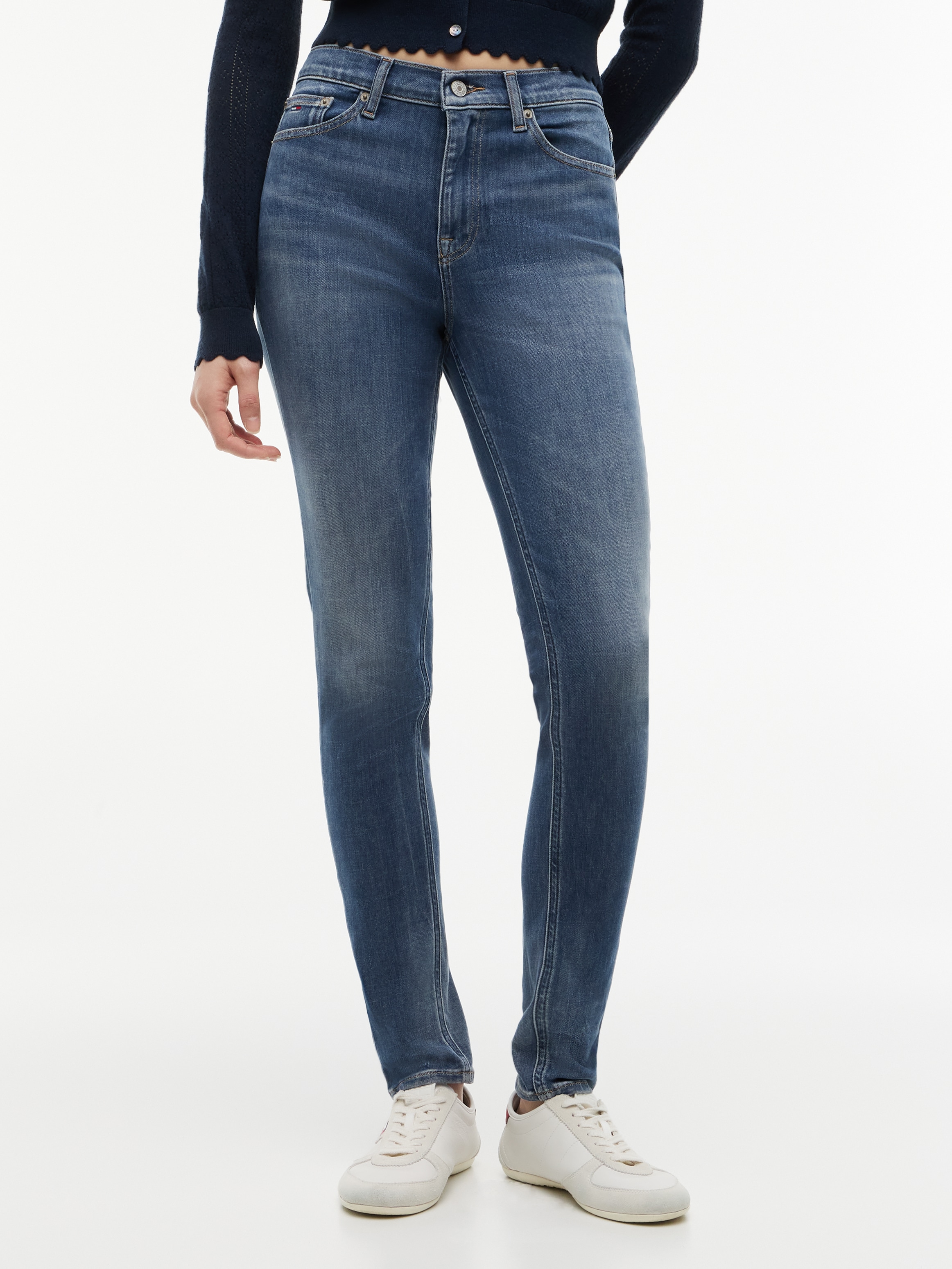 Tommy Jeans Skinny-fit-Jeans »NORA MR SKNY« Baumwollmischung, skinny fit