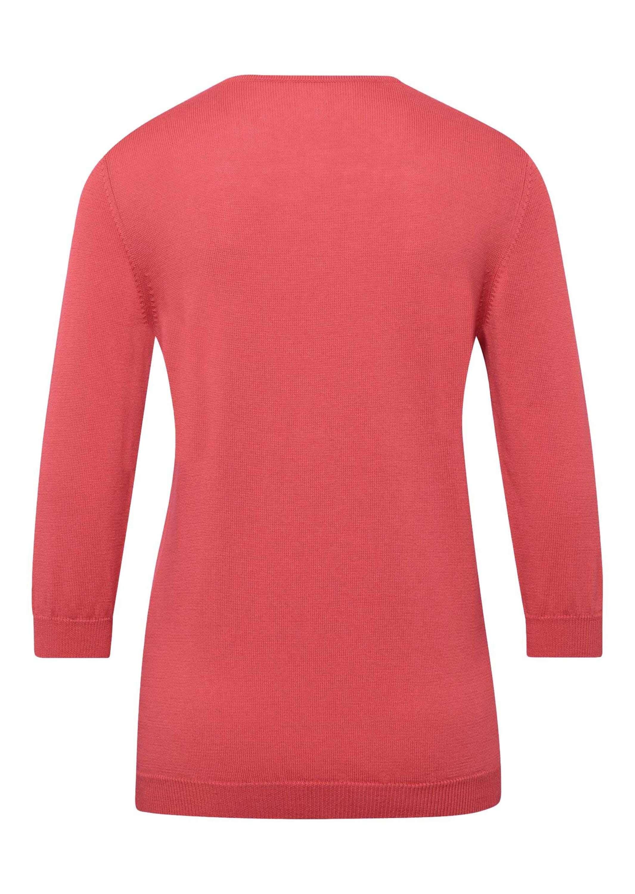 GOLDNER 3/4 Arm-Pullover »Sommerlicher Strickpullover mit Ajourmuster«