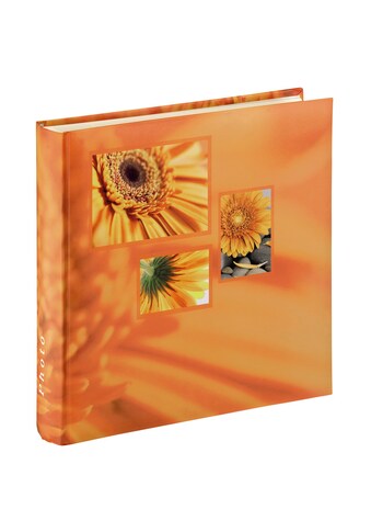 Fotoalbum »Jumbo Album "Singo", 30x30cm, 100 weiße Seiten, Orange, max.400 Fotos«