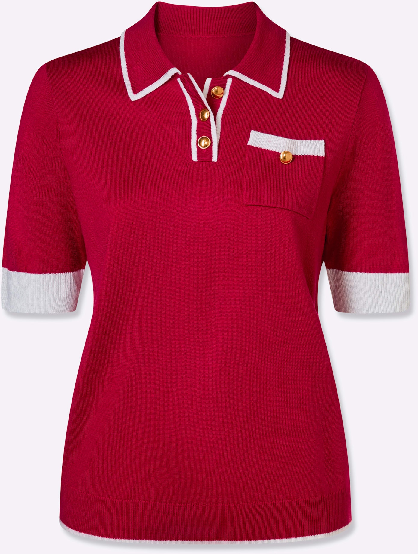 Classic Basics Kurzarmpullover »Polopullover«
