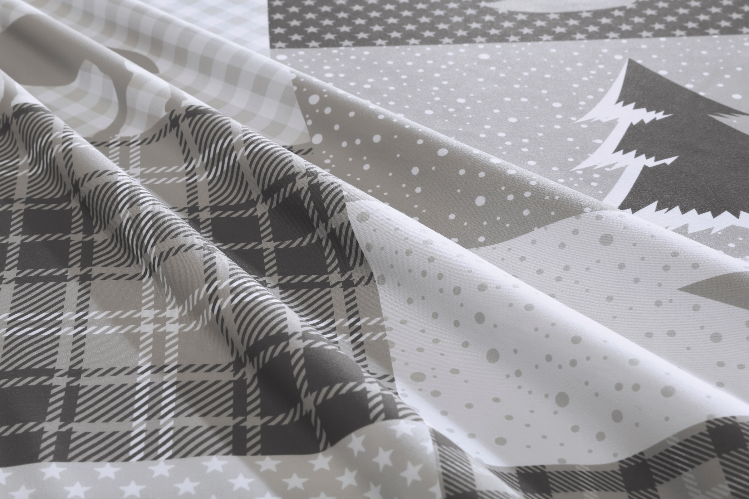 Home affaire Bettwäsche »Nicholas« 2 Stk. tlg. Weihnachtsbettwäsche, Winter, in 3 Qualitäten verfügbar