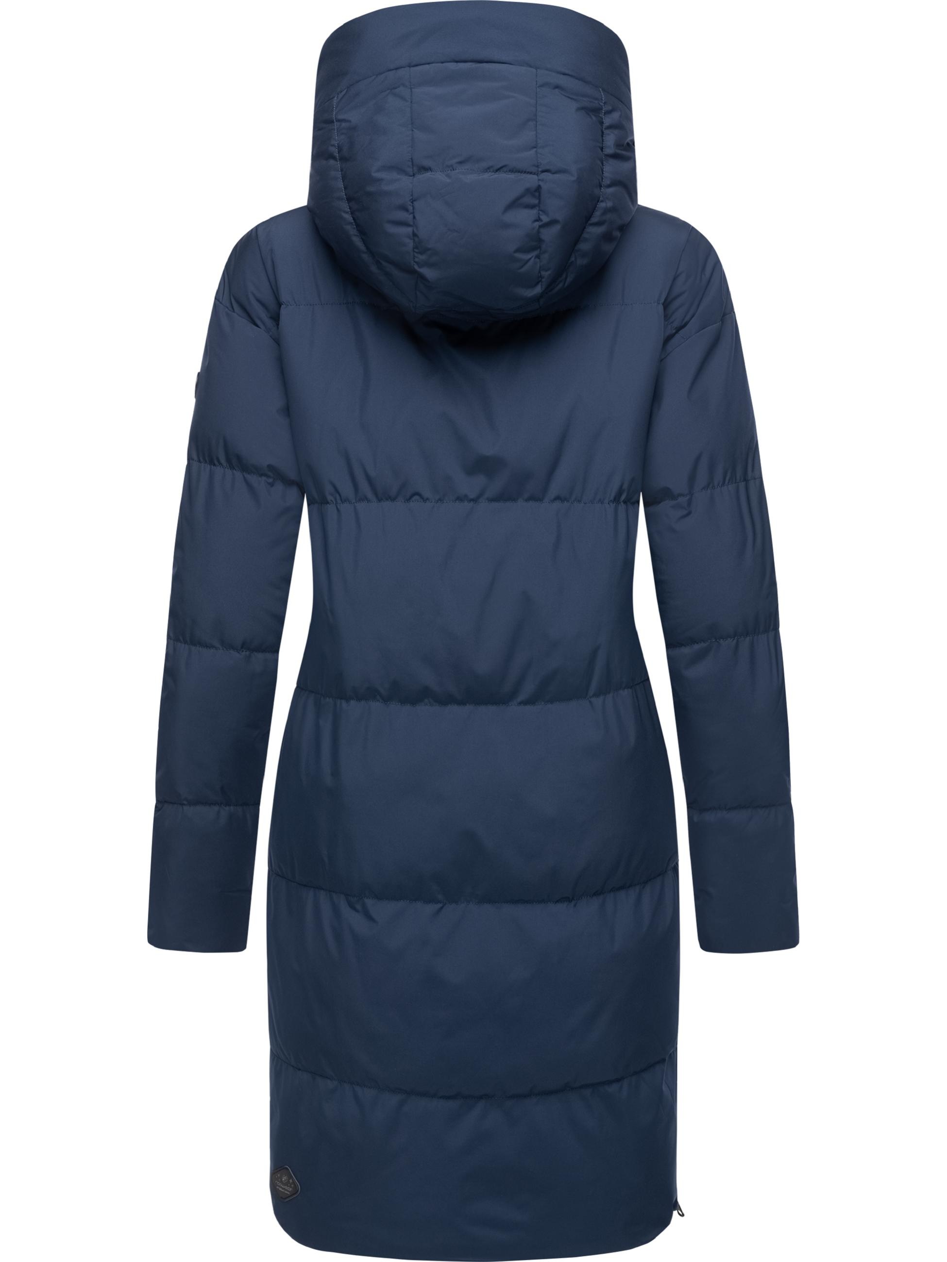 Ragwear Wintermantel »Wintermantel Jumana«, Damen Mantel aus modernem Materialmix mit Kapuze