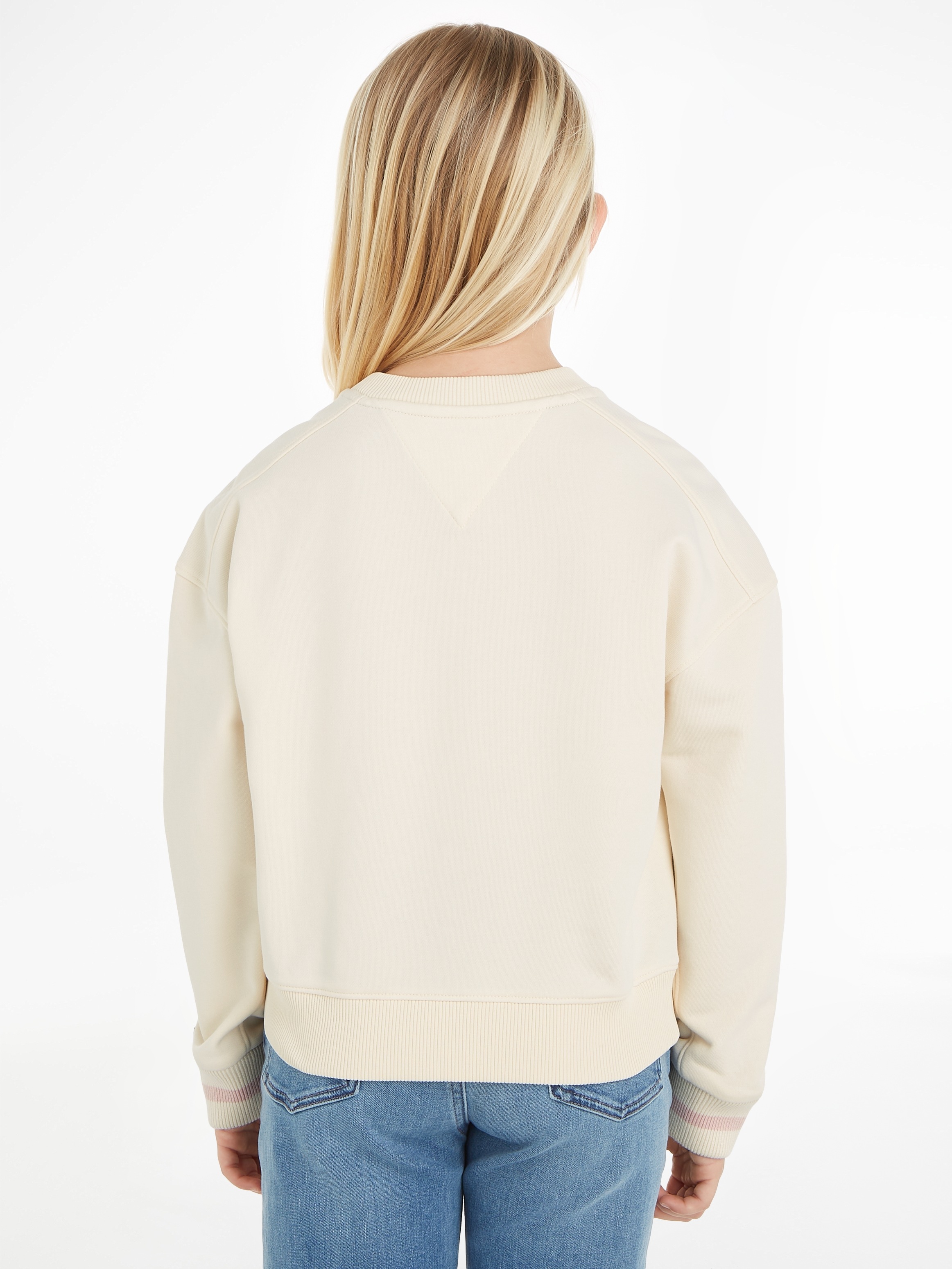 Shop OTTO FOIL CREW«, im Sweatshirt Tommy »MONOTYPE Online mit Hilfiger Logo-Druck