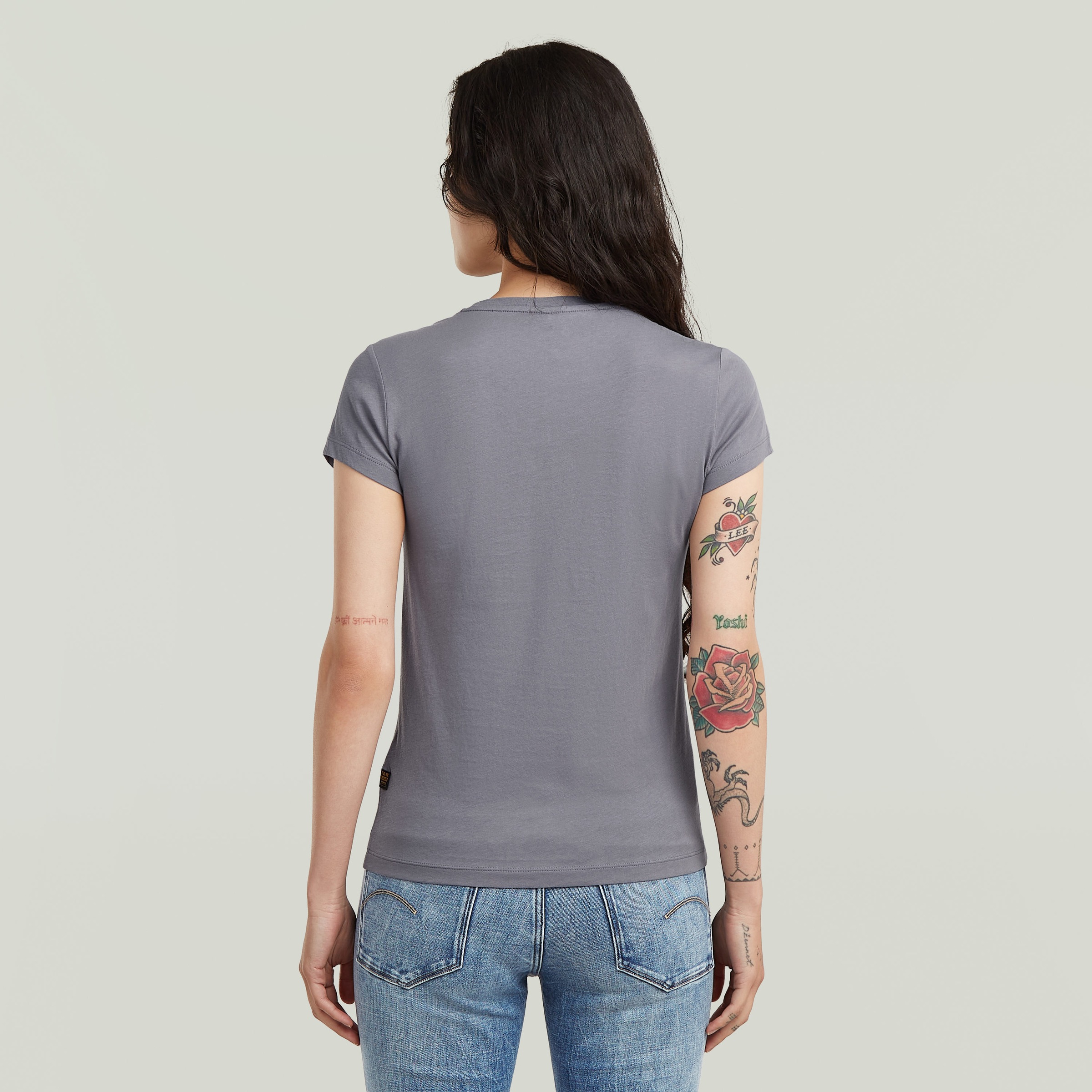 G-STAR V-Shirt »Eyben« mit Label