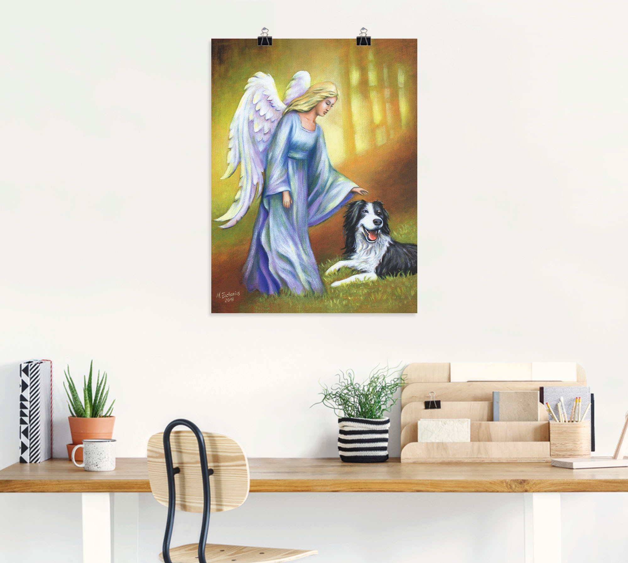 Artland Wandbild »Mein Freund es ist Zeit«, Spirituelle Bilder, (1 St.), als Alubild, Leinwandbild, Wandaufkleber oder Poster in versch. Größen