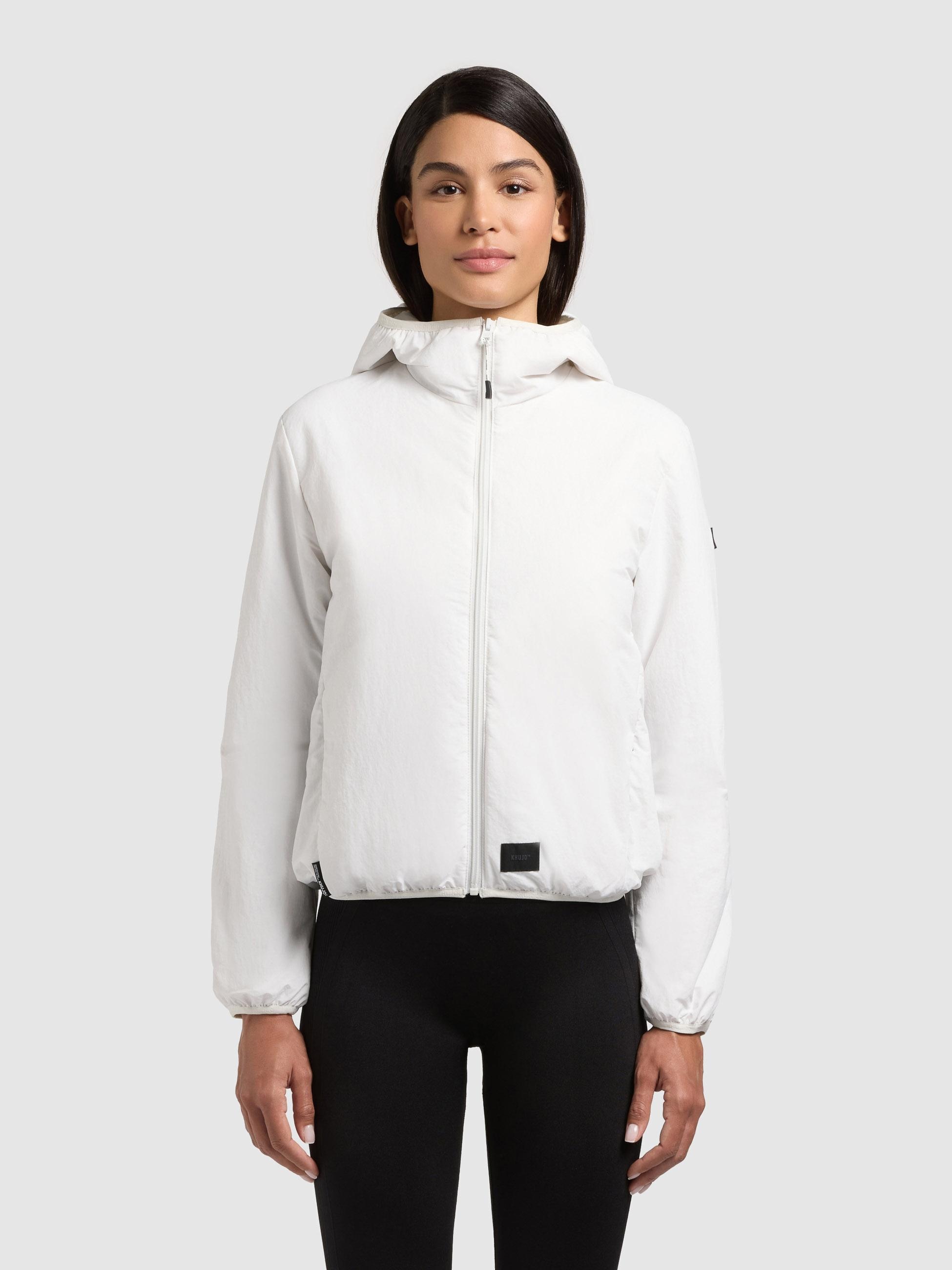 khujo Outdoorjacke »Outdoorjacke Shelly2« mit Kapuze packbare Damen Übergangsjacke mit Tasche