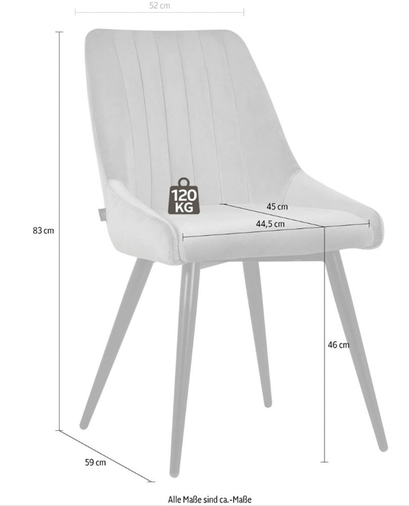 Leonique Esszimmerstuhl »Bondy, TOPSELLER!, OTTOs Choice«, (Set), 2 St.