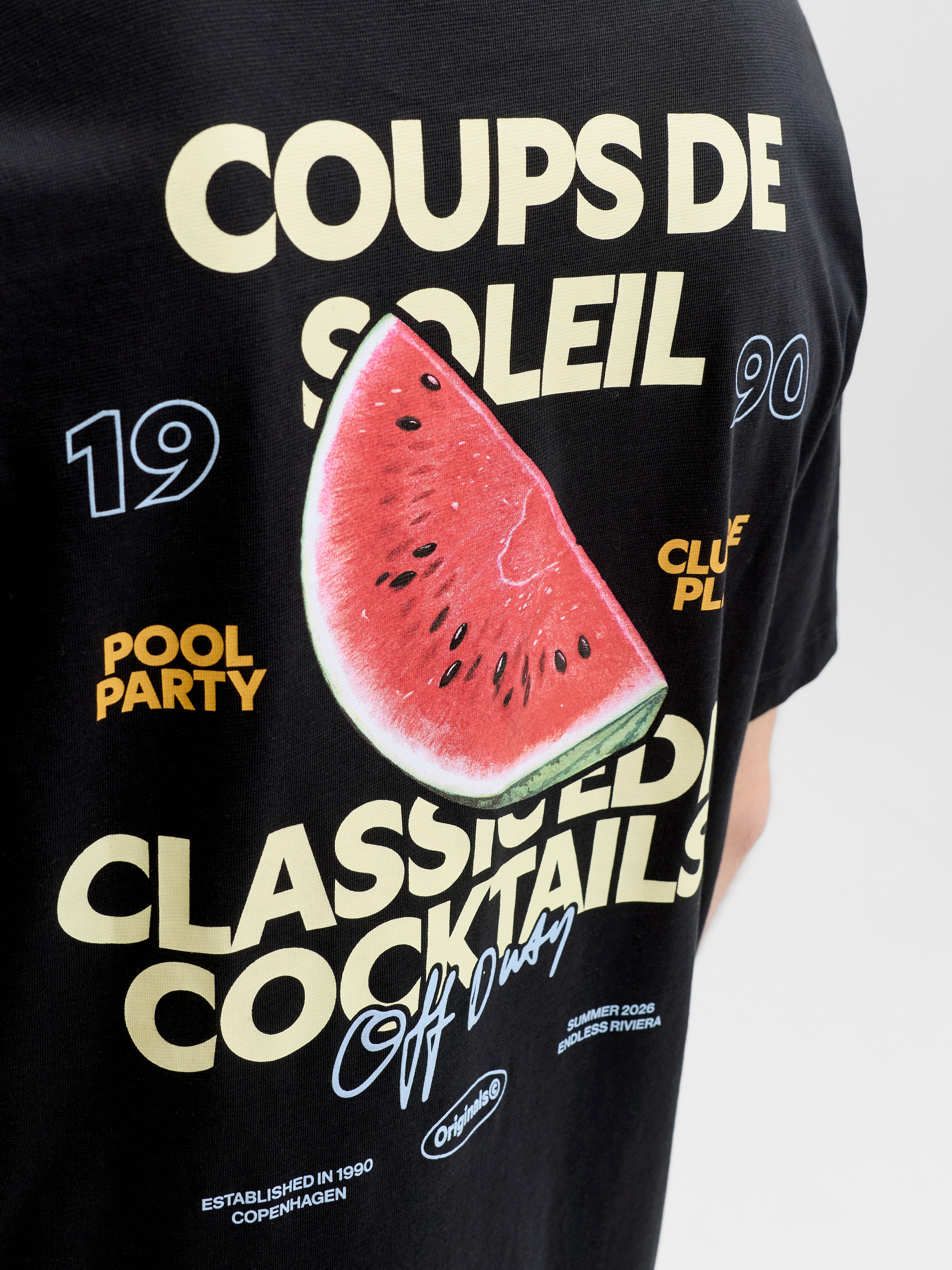 Jack & Jones T-Shirt »JORRIVIERA VINTAGE POSTER BACK TEE SS CN« mit Print