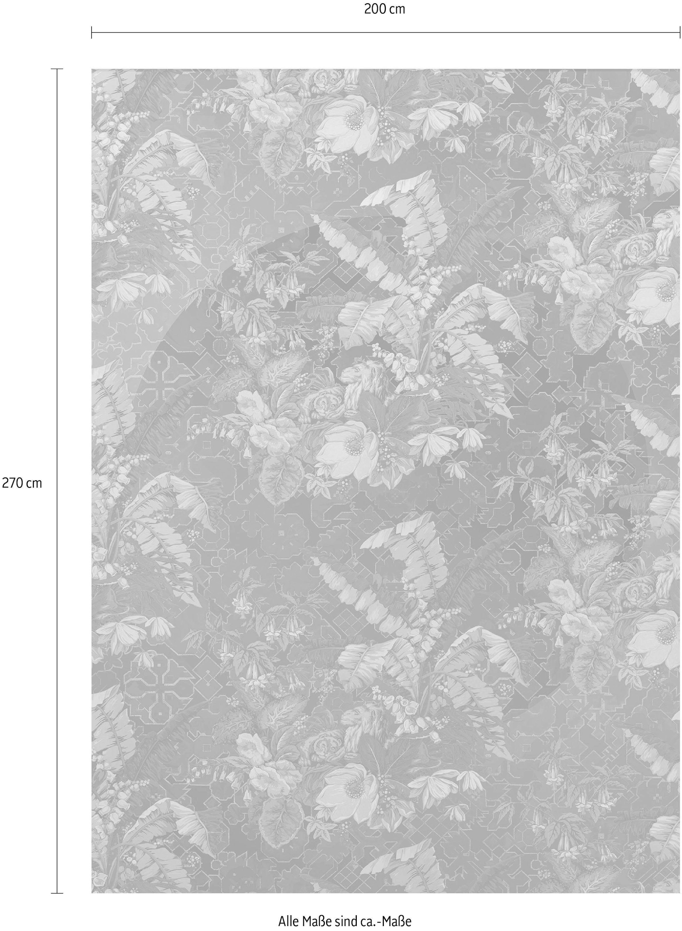 Komar Vliestapete »Digitaldruck Vlies - Orient Violet - Größe 200 x 270 cm«, bedruckt, Wohnzimmer, Schlafzimmer