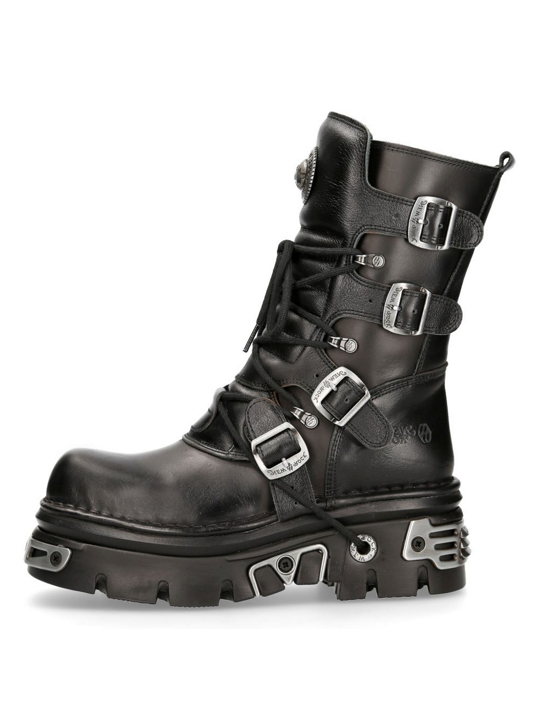 NEW ROCK Plateaustiefel »Plateau Boots M-373-S4«  Handgefertigt, Made in Spain