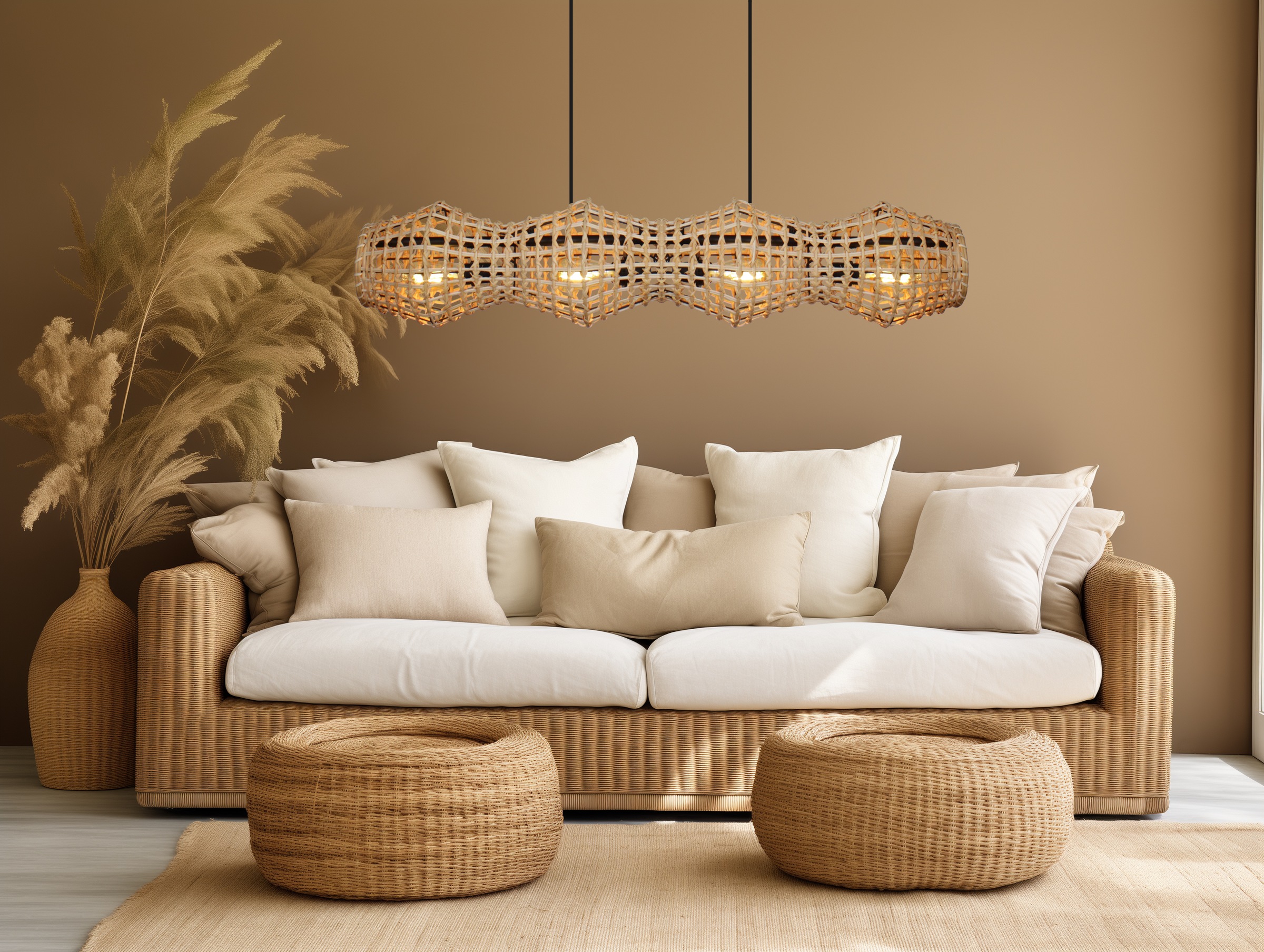 ECO-LIGHT Pendelleuchte »Capella«, 4 flammig, Leuchtmittel E27 | ohne Leuchtmittel