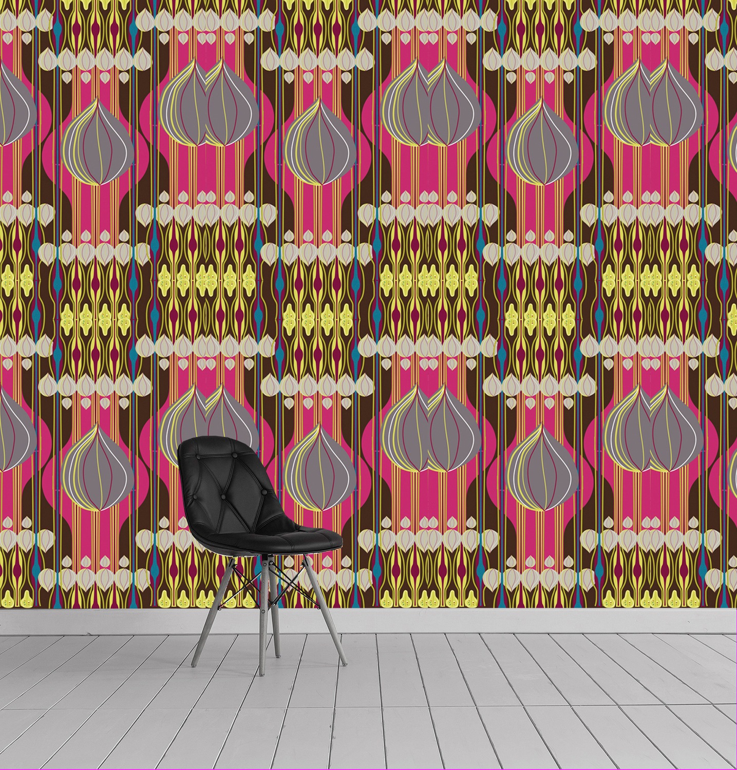 queence Vinyltapete »Fenris« Farbverlauf | abstrakt | bedruckt | gemustert glatt 90x250cm, selbstklebend, kinderleichte Anbringung, , Sticker