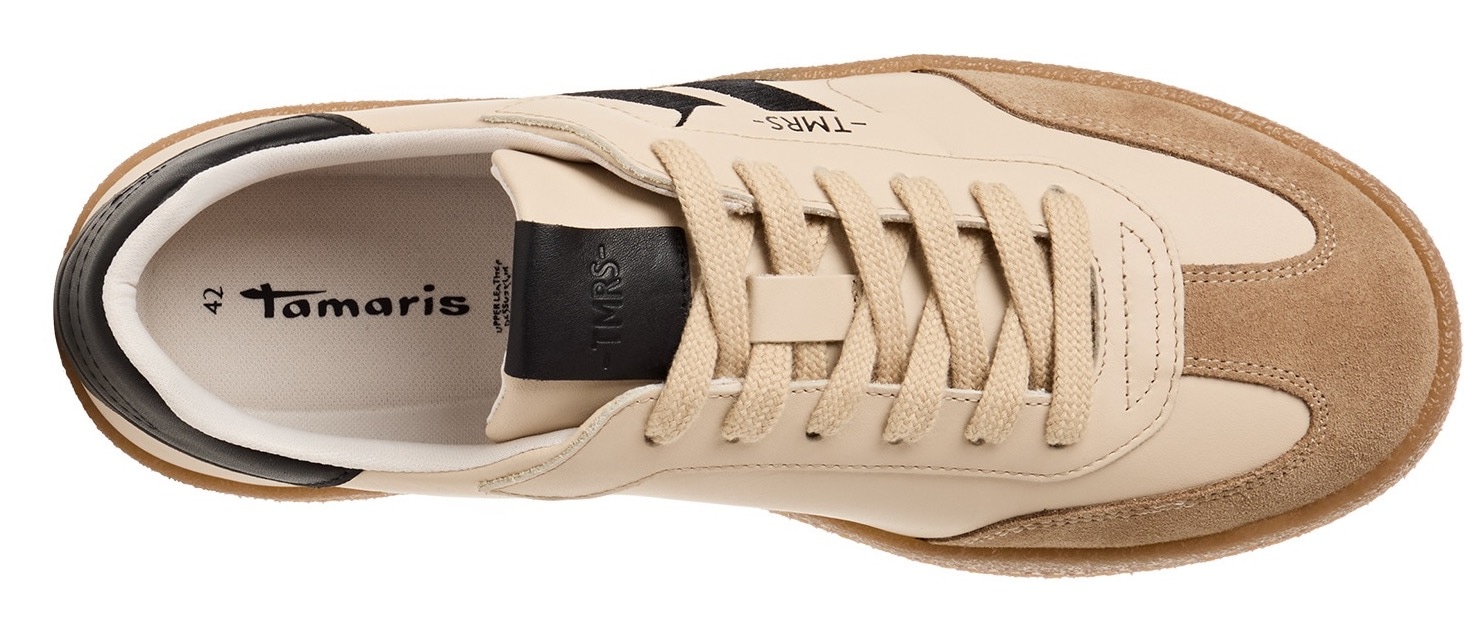 Tamaris Sneaker  Freizeitschuh, Halbschuh, Schnürschuh mit Kontrastbesatz, für Herren