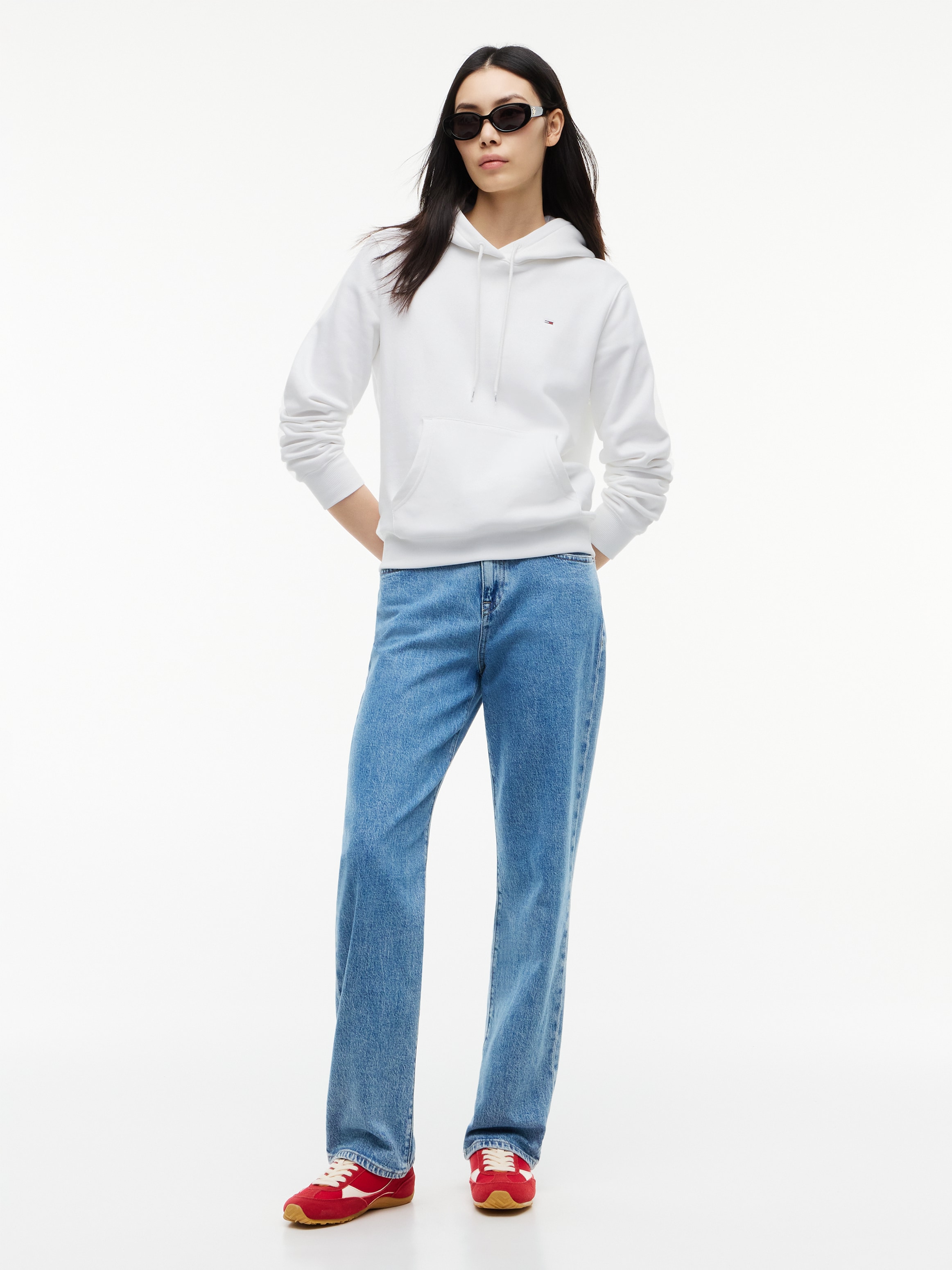 Tommy Jeans Kapuzensweatshirt »TJW REG S FLAG HOODIE«, mit Logo-Flag, Regular Fit
