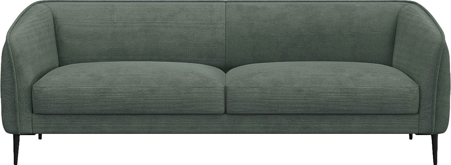 FLEXLUX 3-Sitzer »Belle Designsofa, Couch, bequem durch Kaltschaum im Sitz«, Skandinavisches...