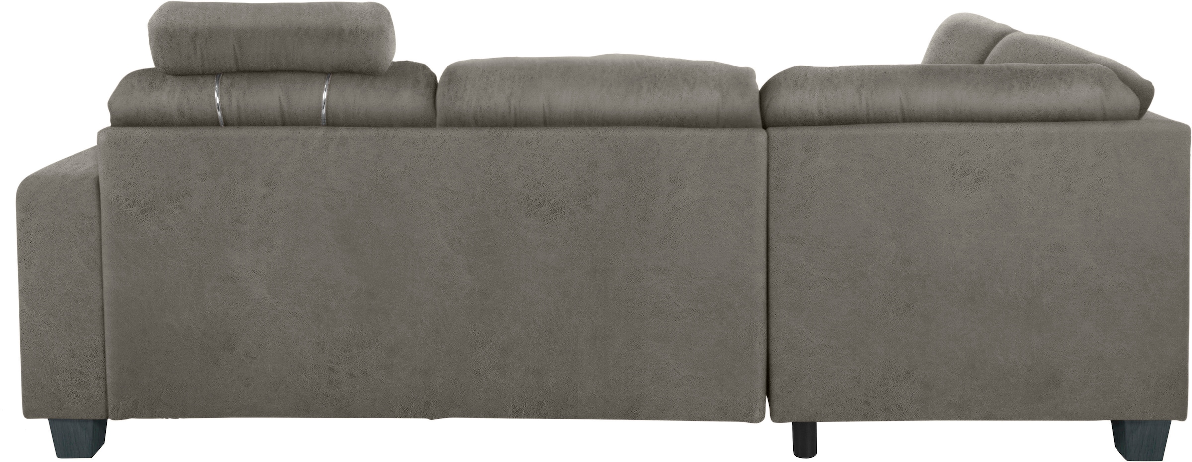 TRENDMANUFAKTUR Ecksofa »Chamber, zeitlos & elegant, bequem, L-Form«, inklusive einer Kopfstütze, wahlweise Schlaffunktion, B/T 203/245cm