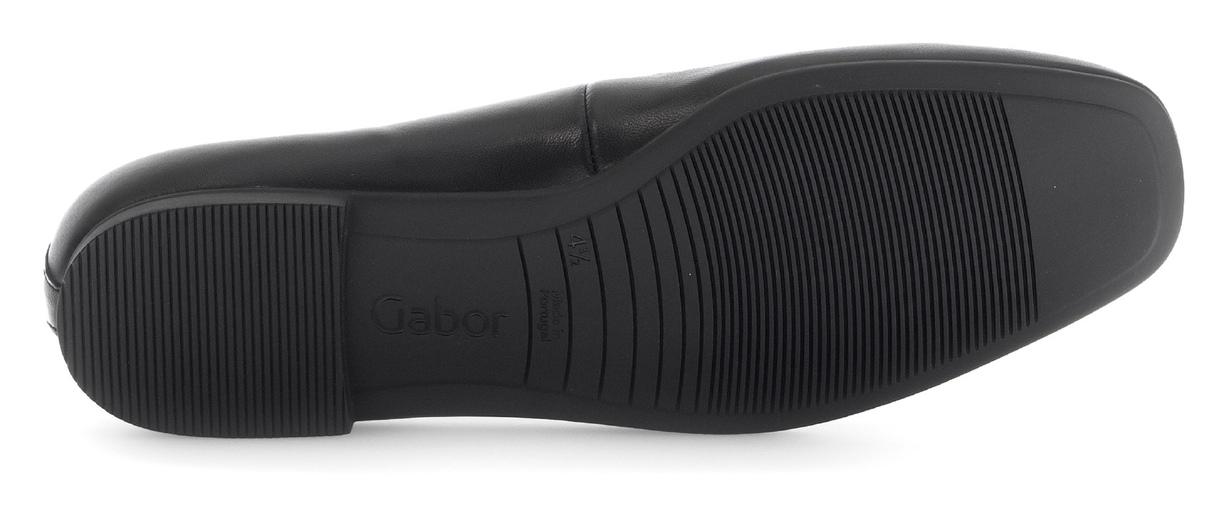 Gabor Ballerina, Blockabsatz, Businessschuh, Flats, Bequemschuh in Karreeform