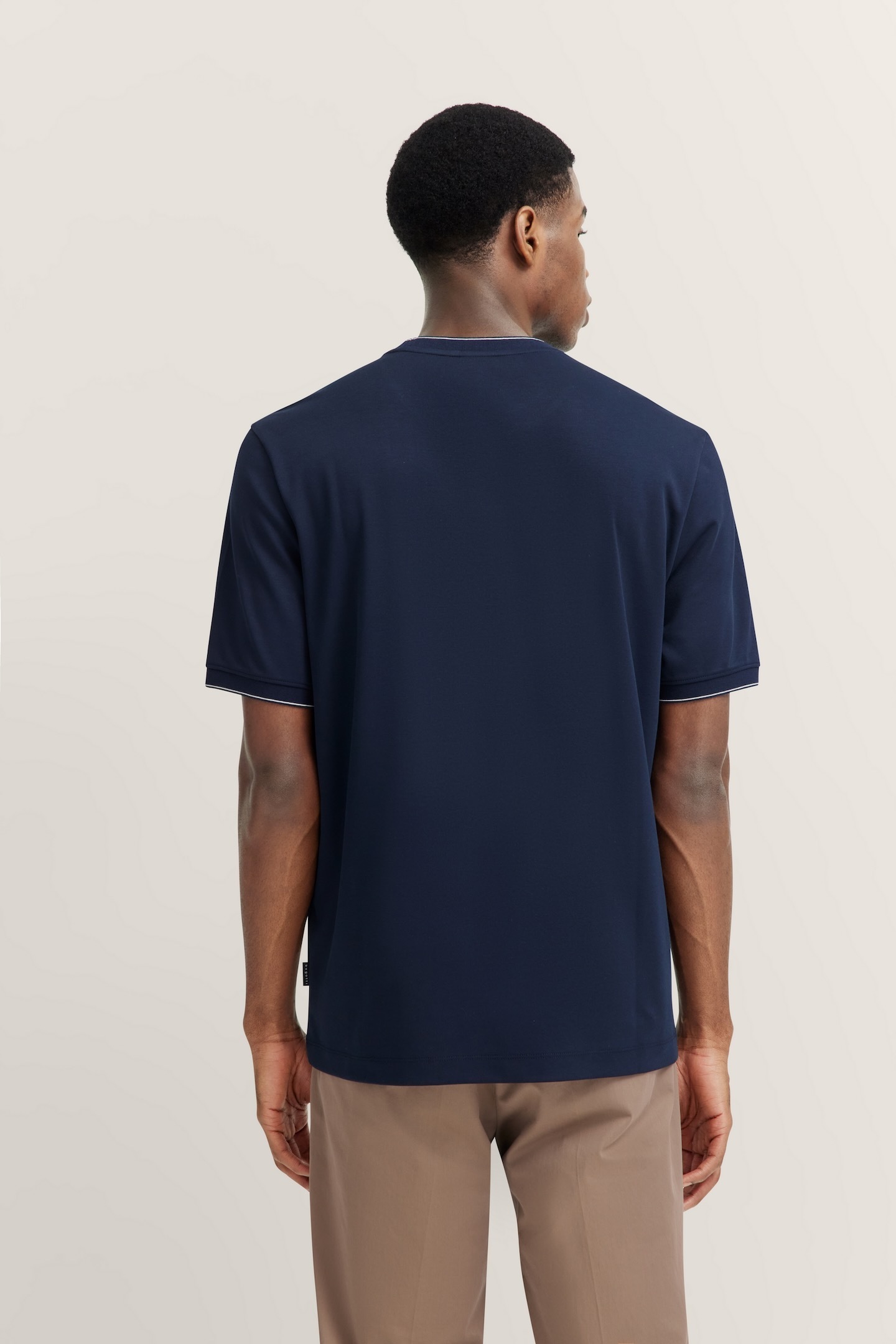 bugatti T-Shirt, aus Baumwoll-Mischung