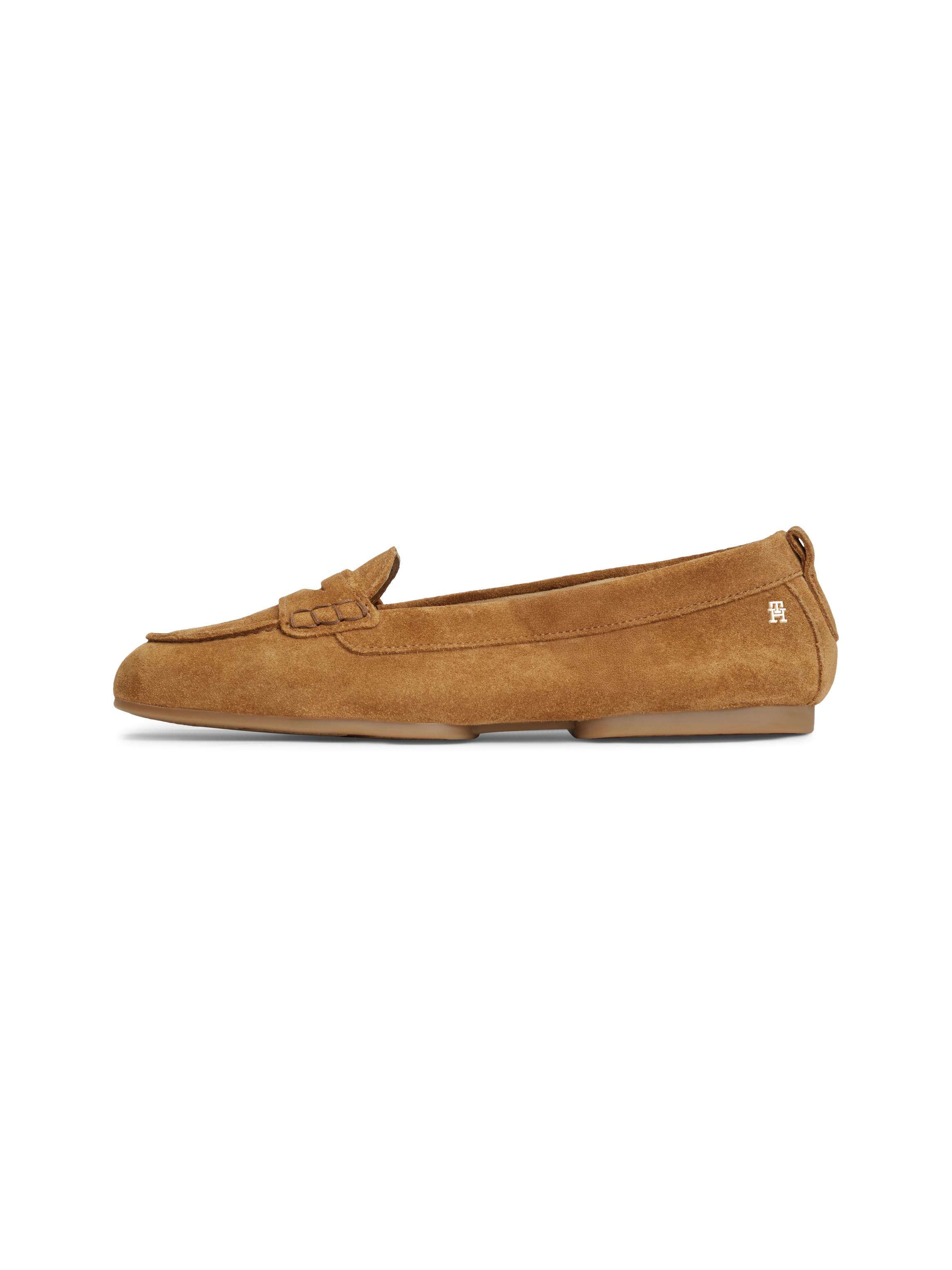 Tommy Hilfiger Loafer »TH FLEX SUEDE LOAFER BALLERINA«  Schlupfschuh, Slipper, Pennyloafer im Mokassin-Stil