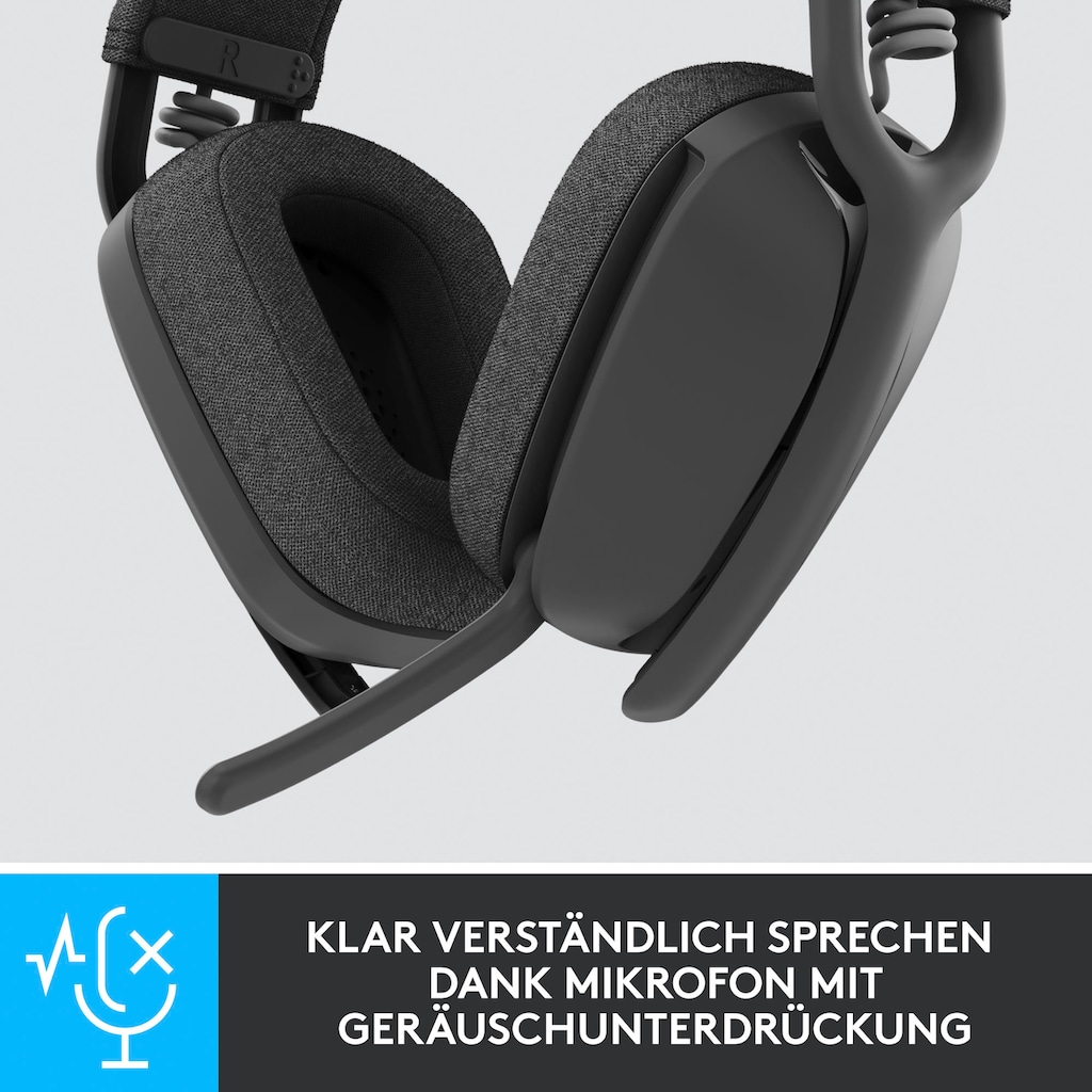 Logitech Gaming-Headset »Zone Vibe 125«, Bluetooth, Freisprechfunktion-Active Noise Cancelling (ANC)