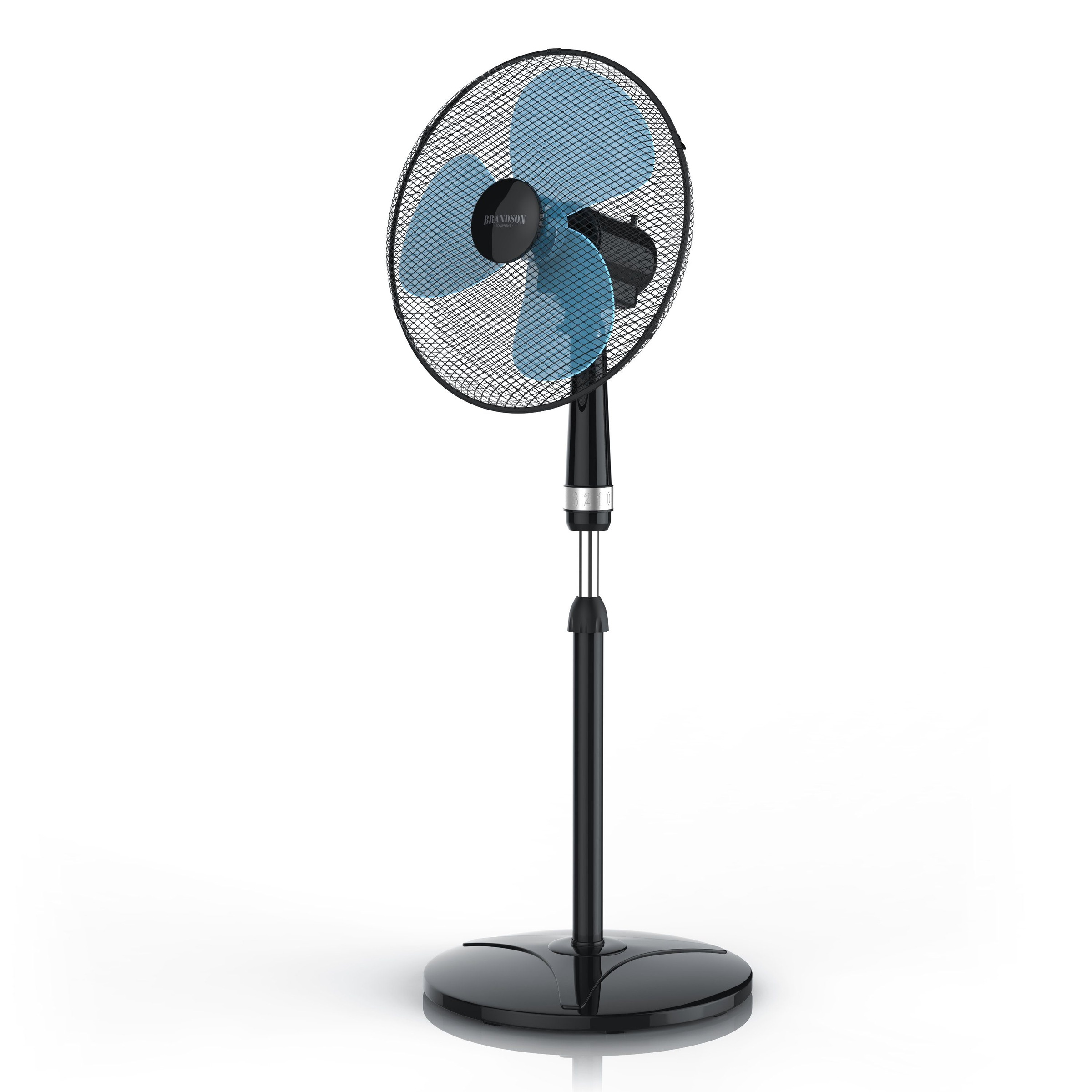 Brandson Standventilator Silent mit 3 Leistungsstufen