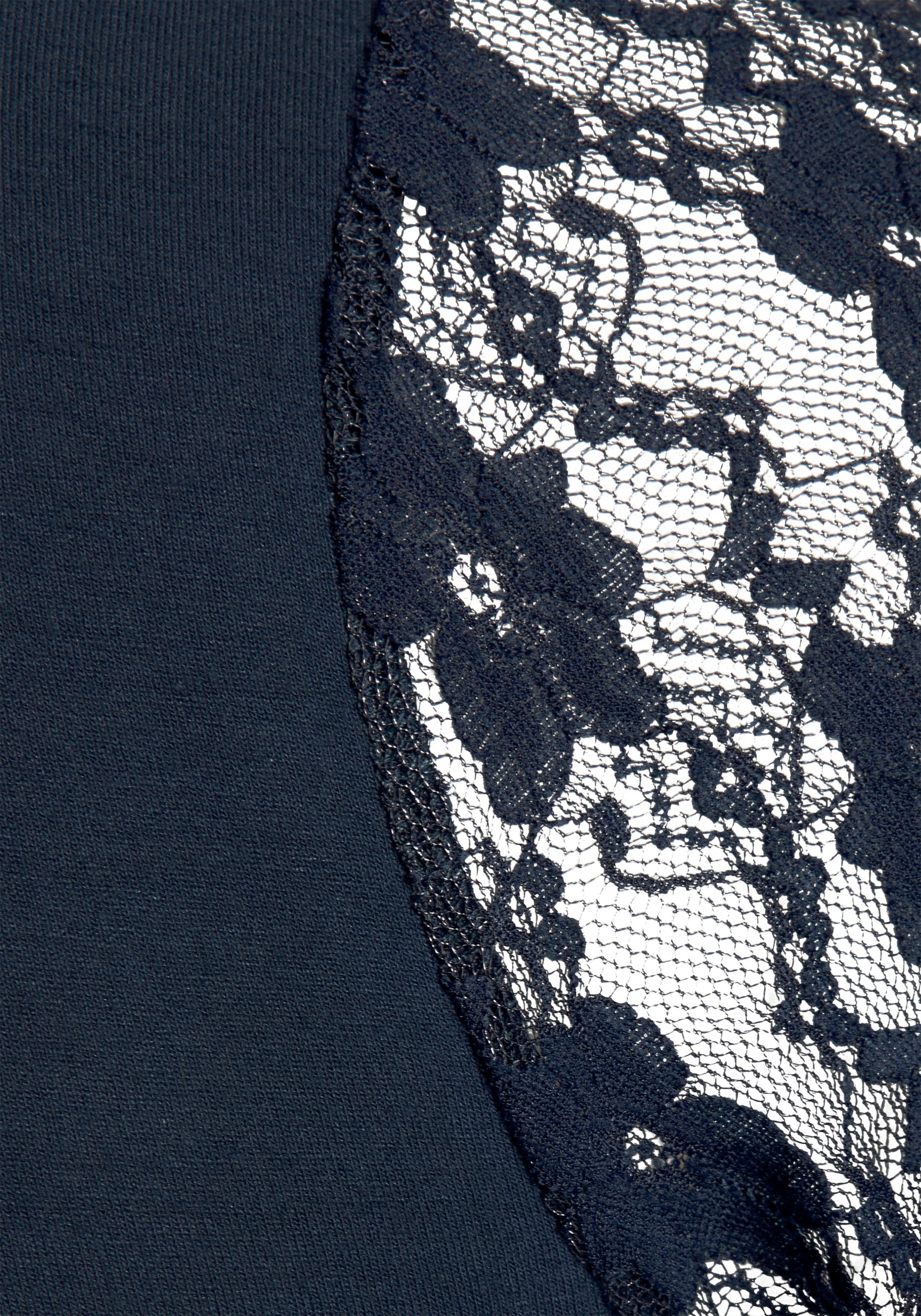 Neun Monate Umstandsshirt »Powered by Flashlights«, mit Spitzen Ärmeln
