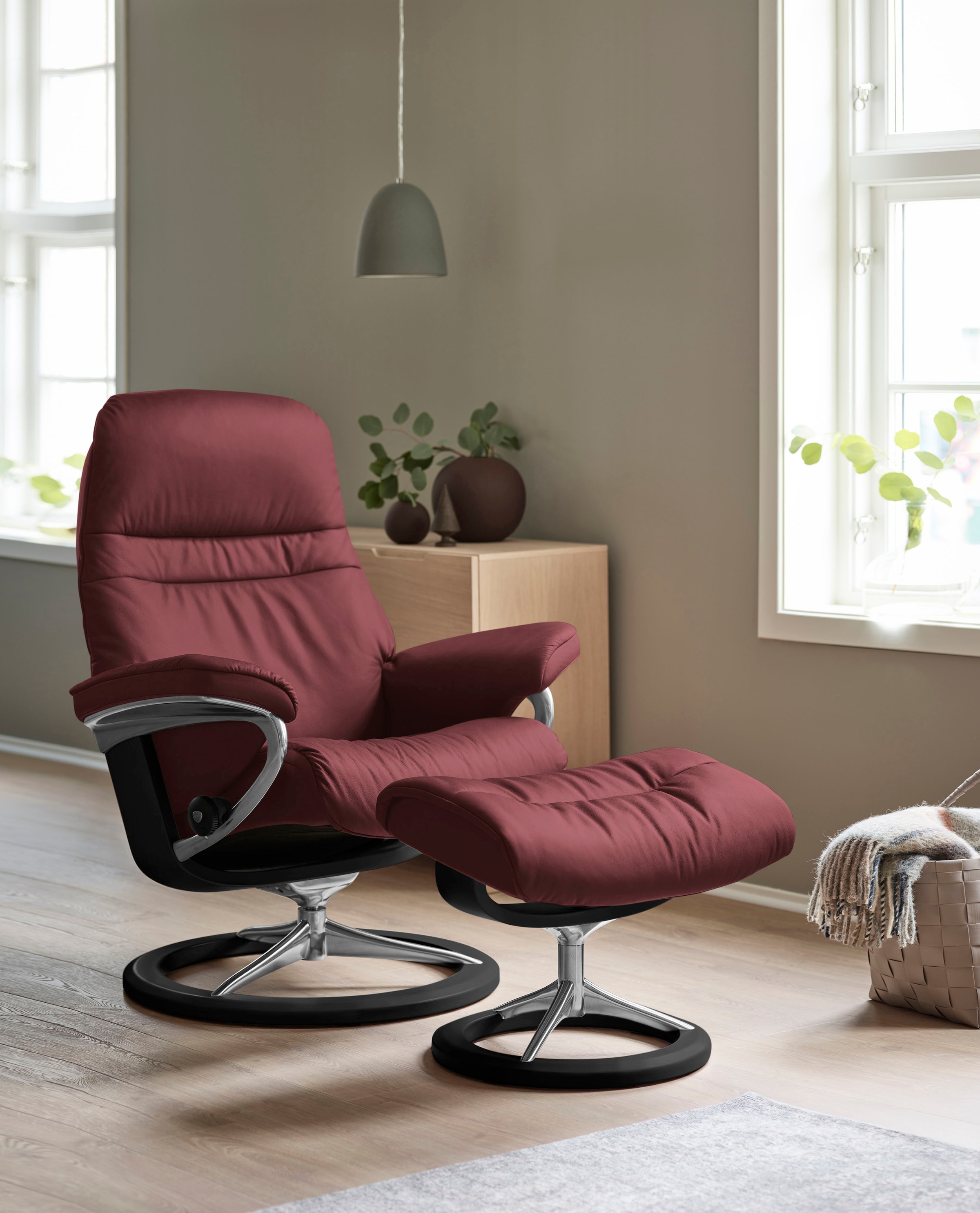 Stressless® Relaxsessel »Sunrise« mit Signature Base, Größe S, Gestell Schwarz