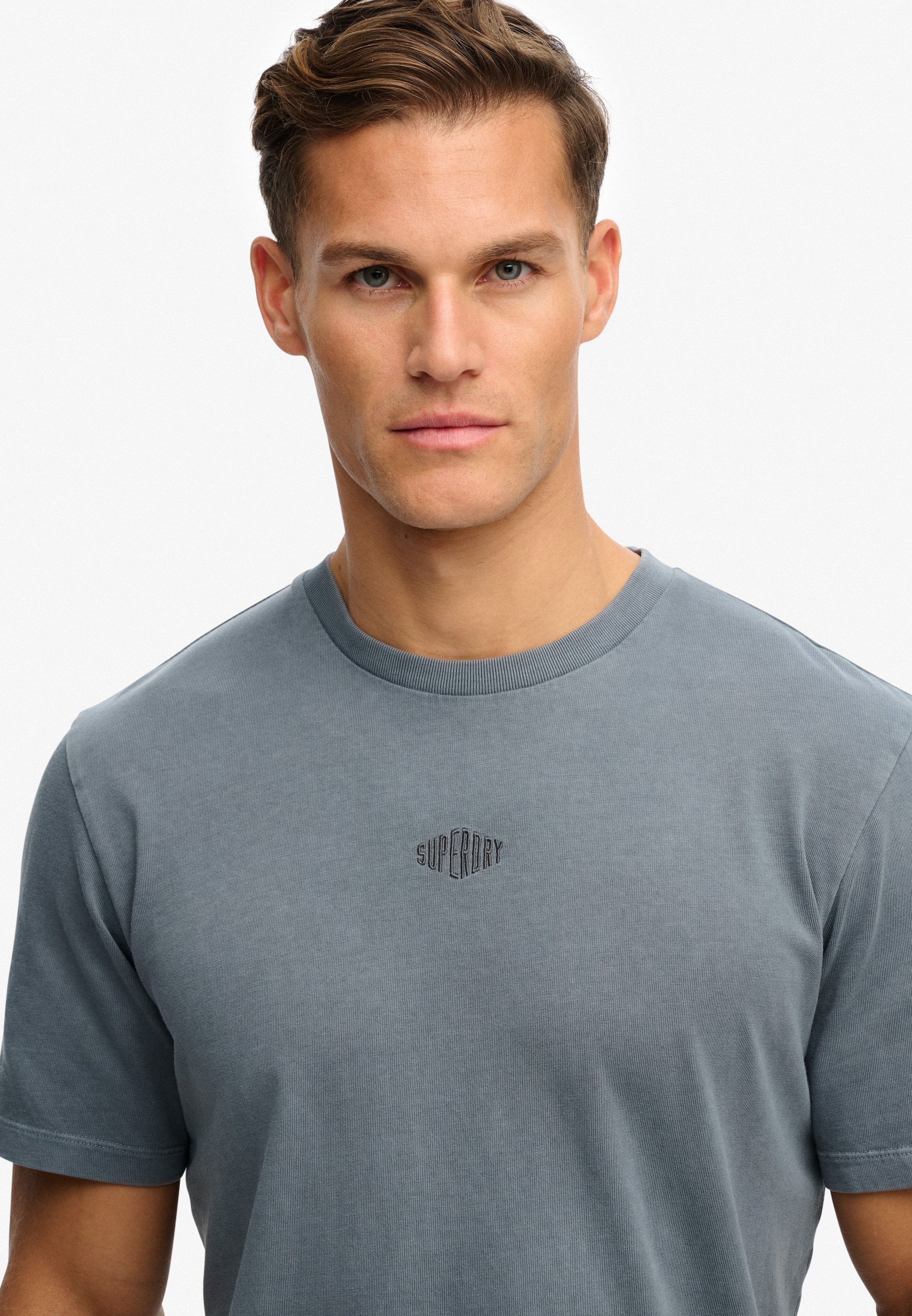 Superdry Rundhalsshirt »MICRO LOGO TSHIRT« mit Micro-Marken-Logo