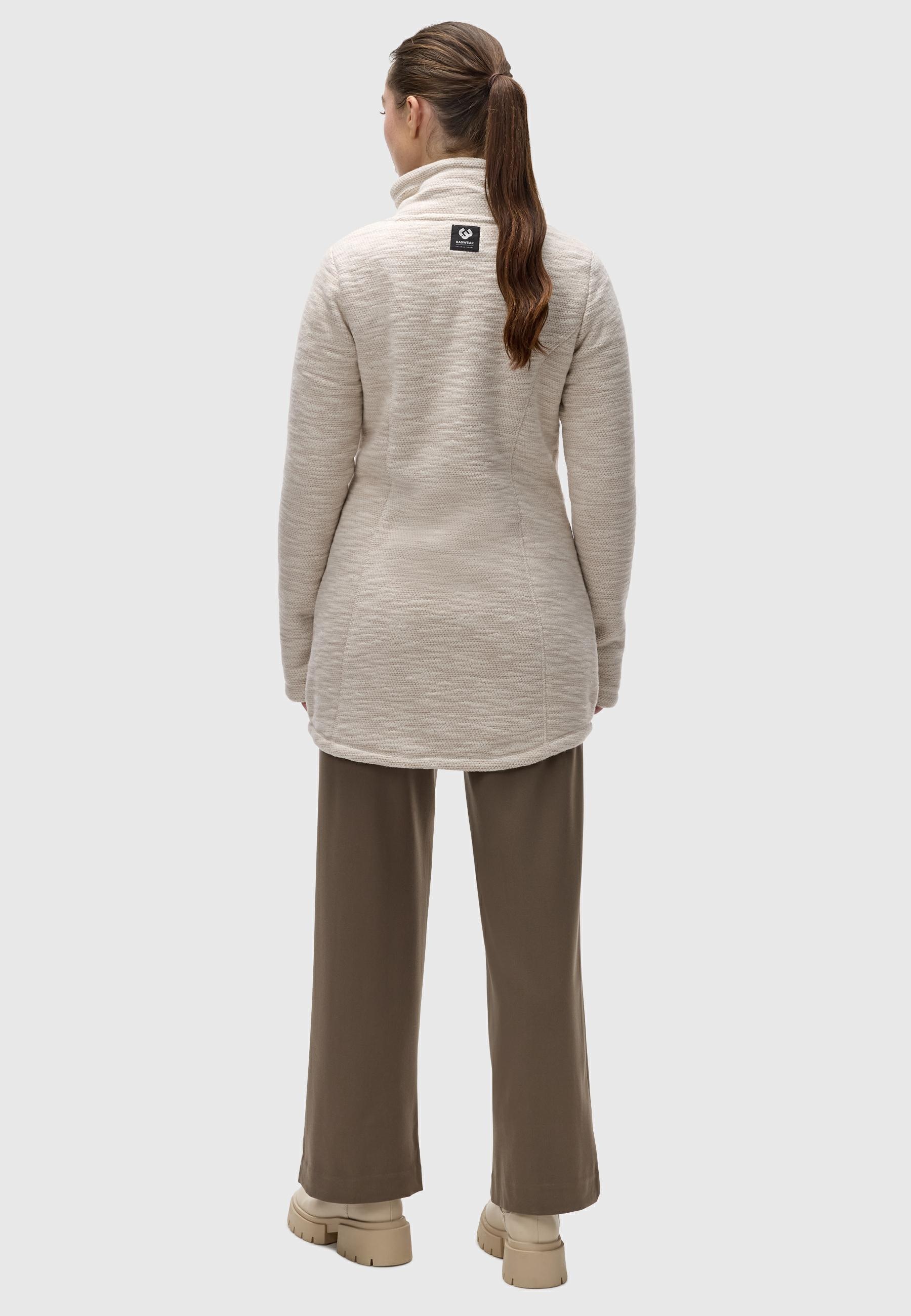 Ragwear Kapuzensweatjacke »Strickjacke Miram Melange«