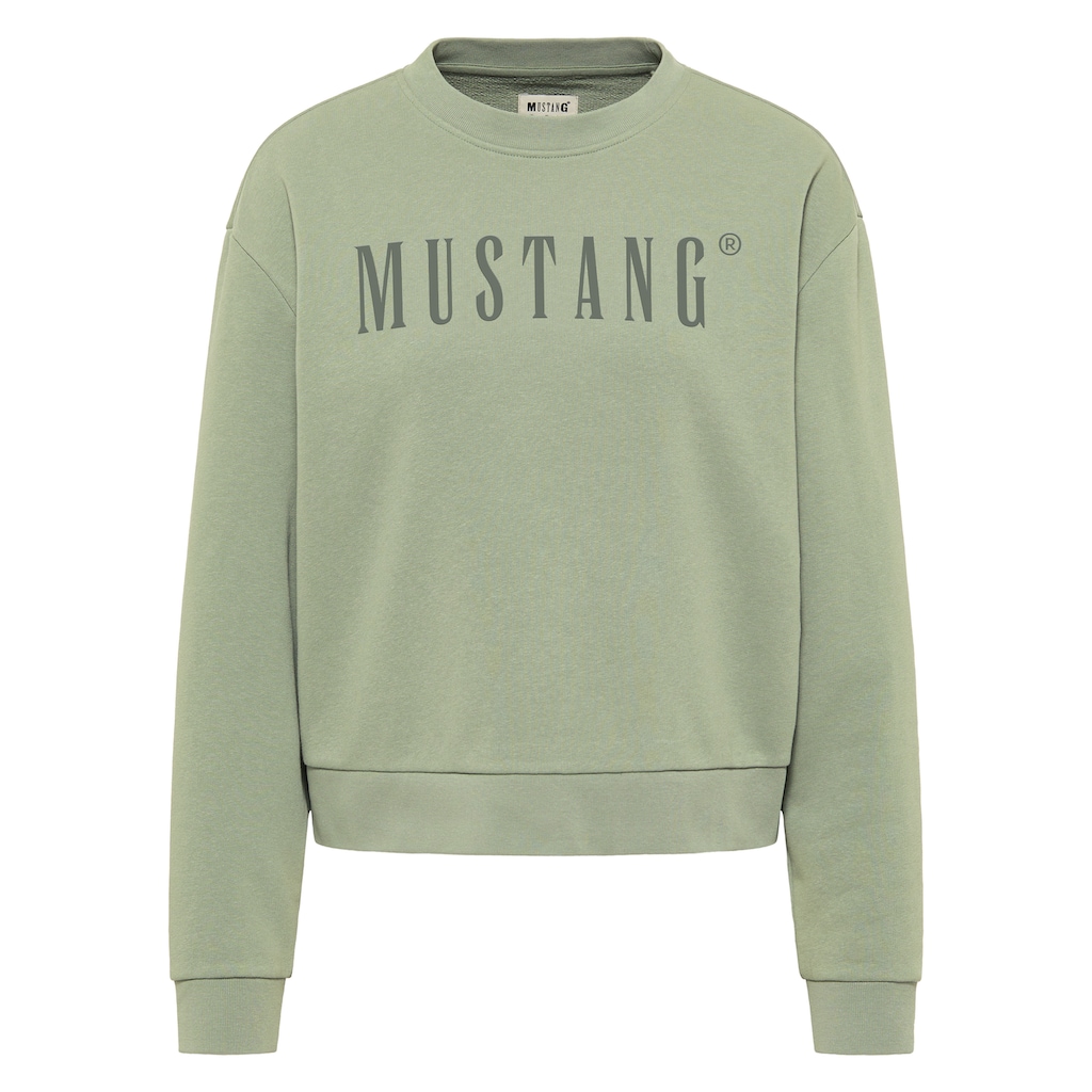 MUSTANG Sweatshirt »Style Bea C Logo Print«