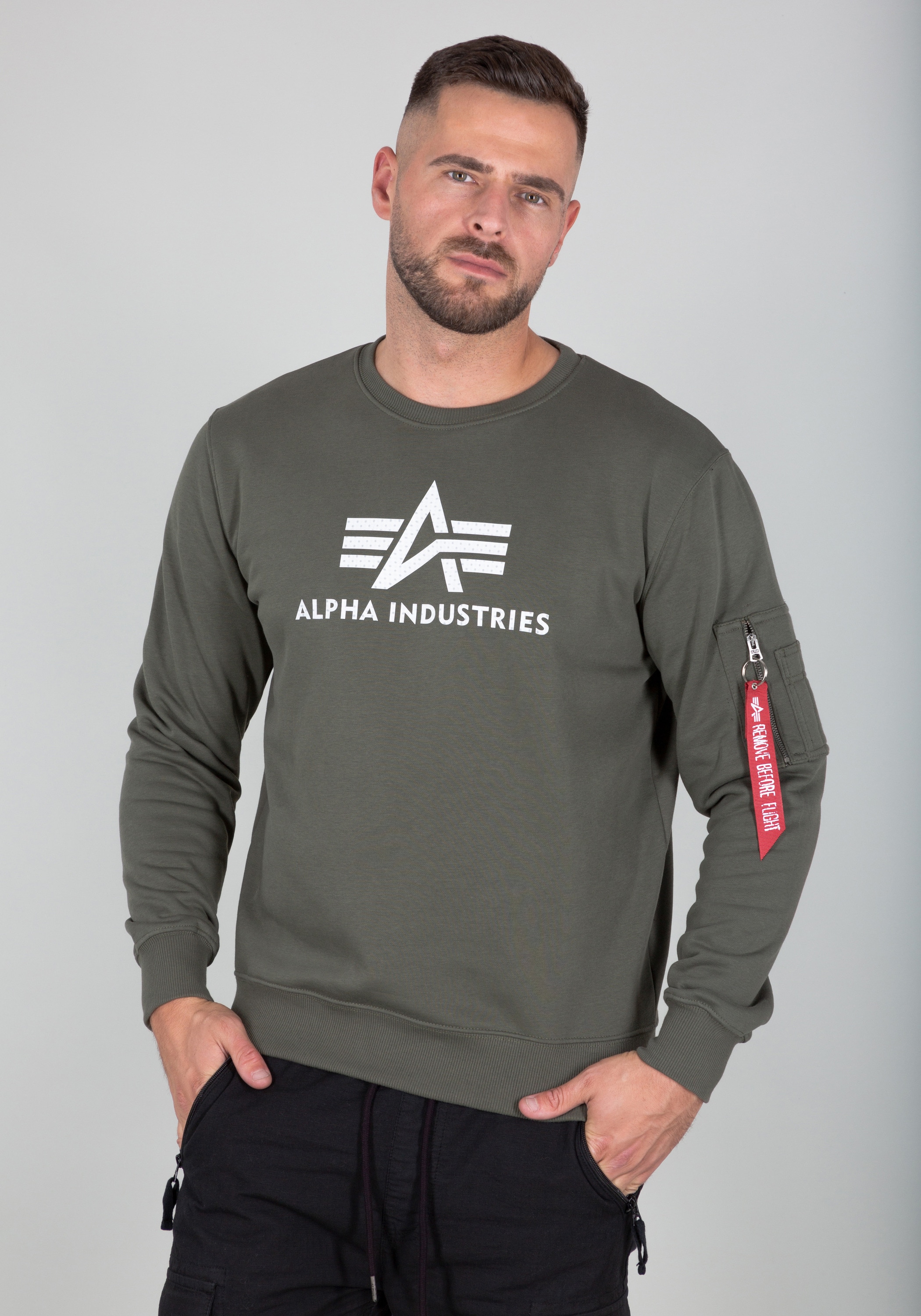 Alpha Industries Sweater »Alpha Industries Men - Sweatshirts 3D Logo Sweater II«