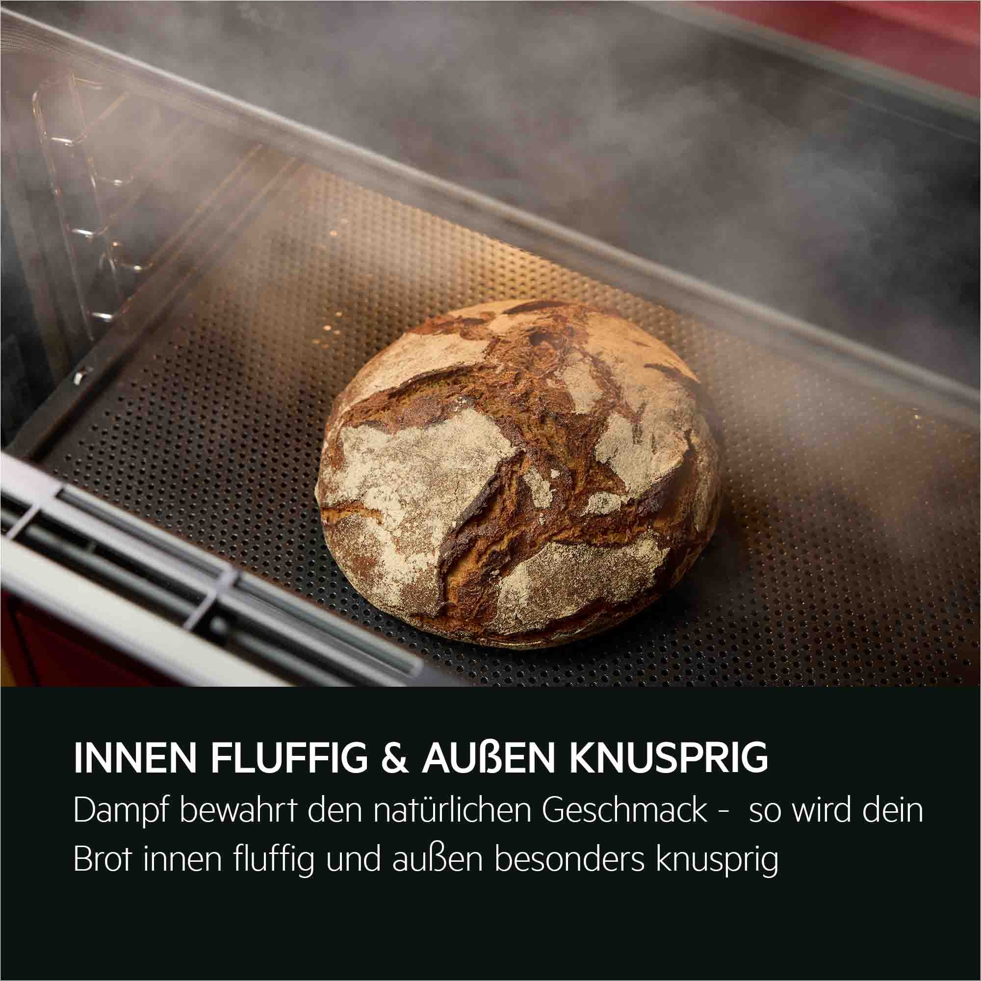 AEG Pyrolyse Backofen 6000 »TR6PB50WSB 949494897« mit Pyrolyse-Selbstreinigung 25% Dampfzufuhr, Pyrolyse, Kerntemperatursensor, Grillstufe, WiFi