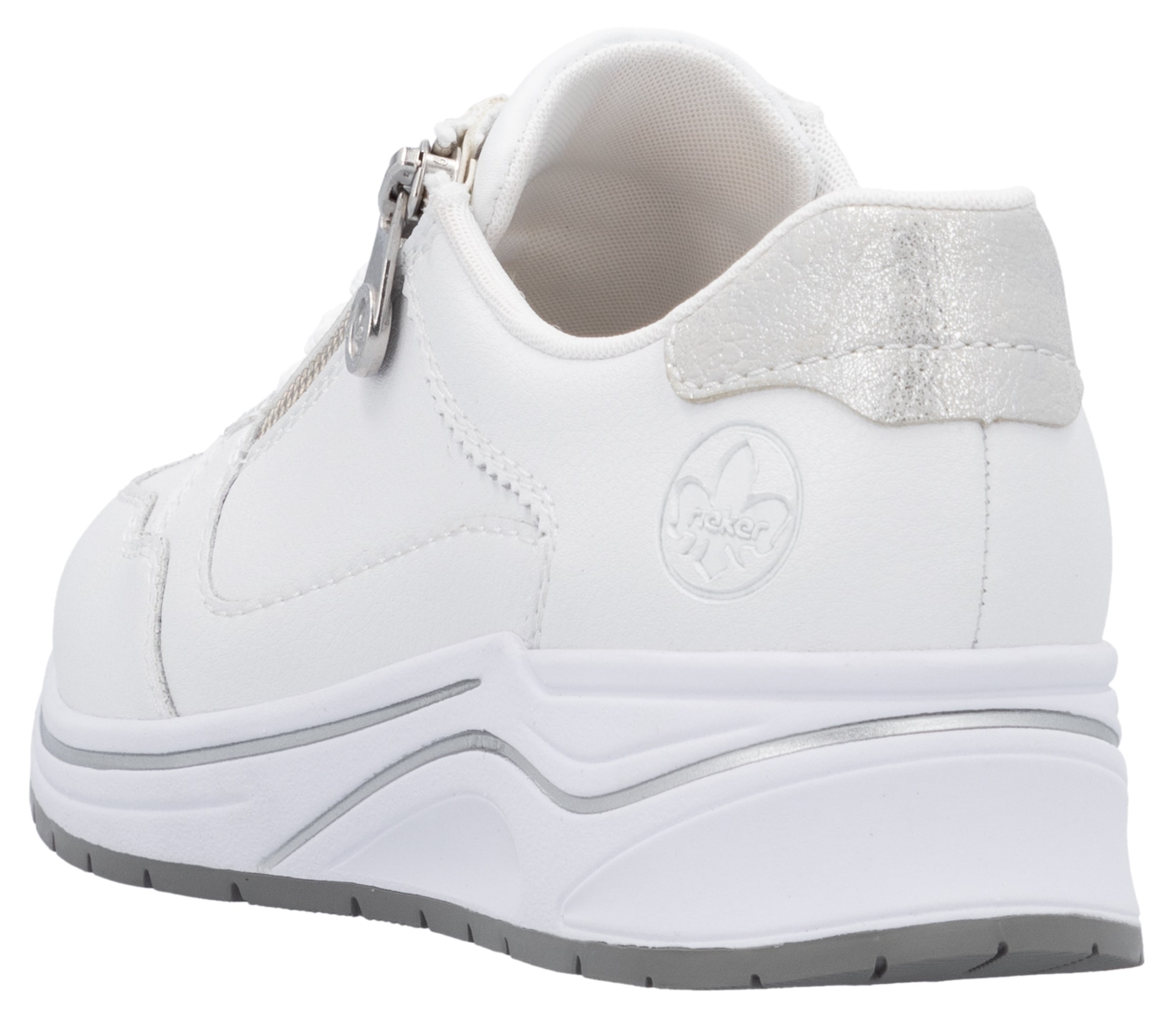 Rieker Keilsneaker, Halbschuh, Schnürschuh, Freizeitschuh mit Soft-Einlage