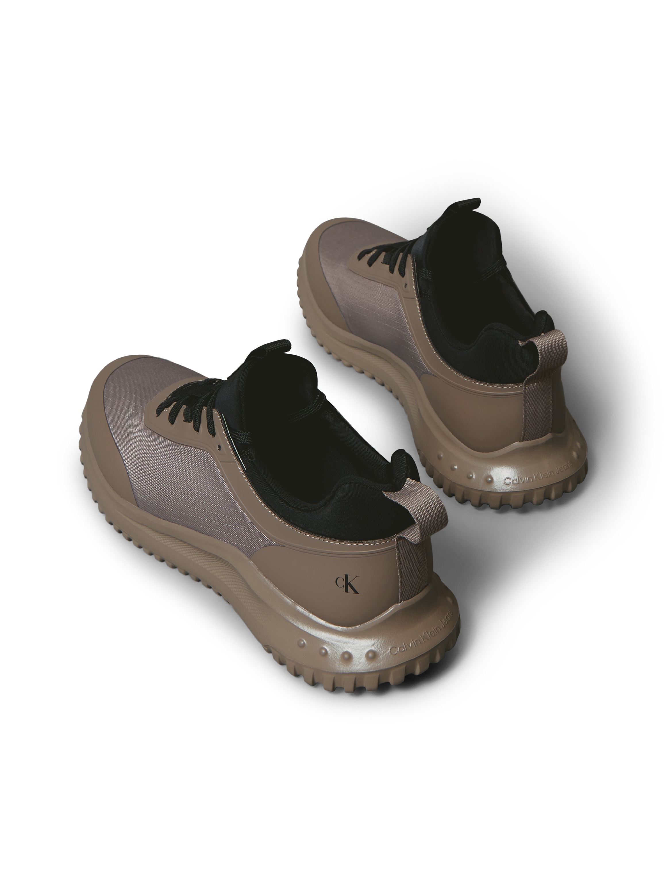 Calvin Klein Jeans Slip-On Sneaker »EVA RUNNER LACEUP SOCK MAT MIX«  Halbschuh, Sportschuh, Freizeitschuh, Schnürschuh mit Anziehlasche