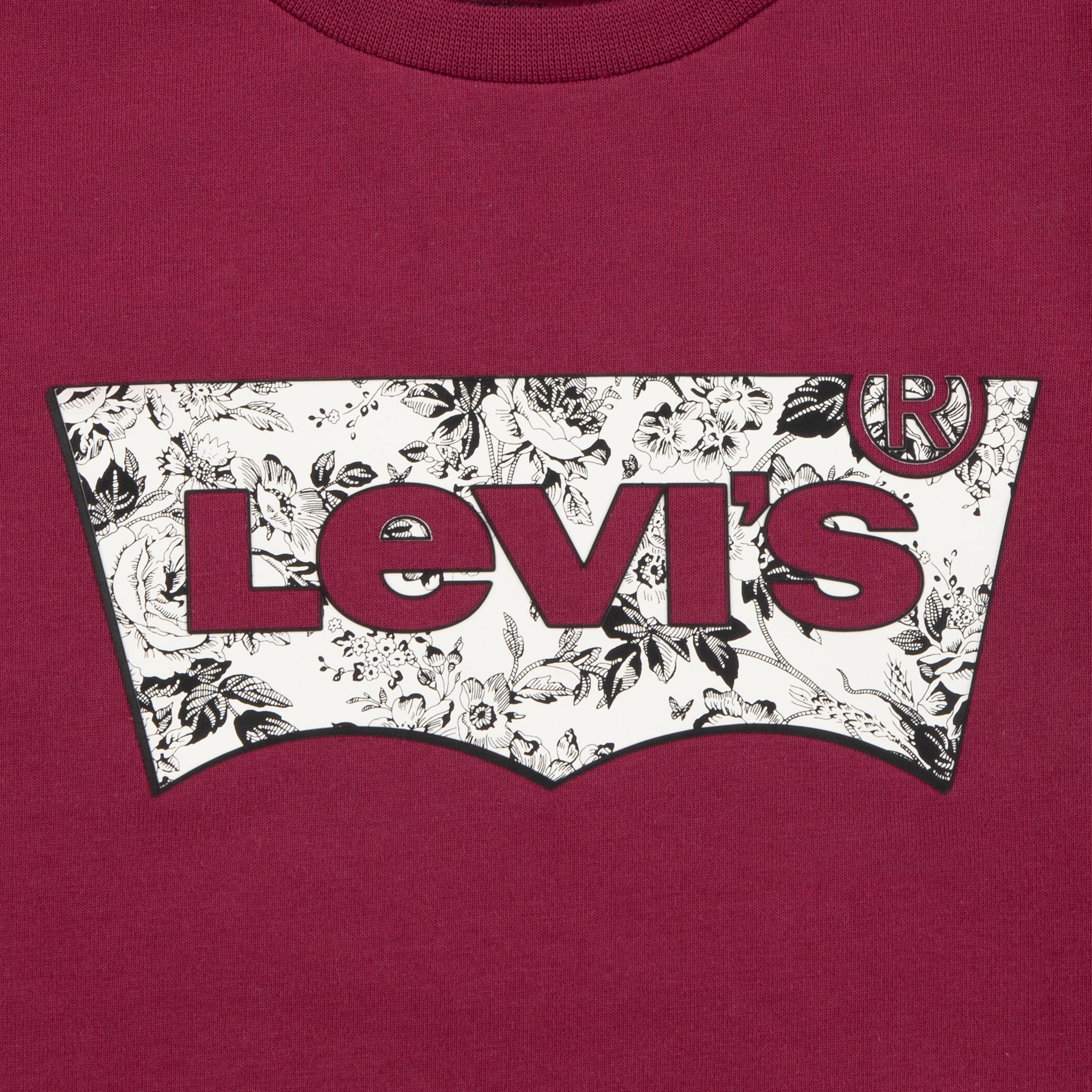 Levi's® Kids Langarmshirt »LVG ROSE BATWING FILLS LS TEE«, mit floralem Batwing-Logo