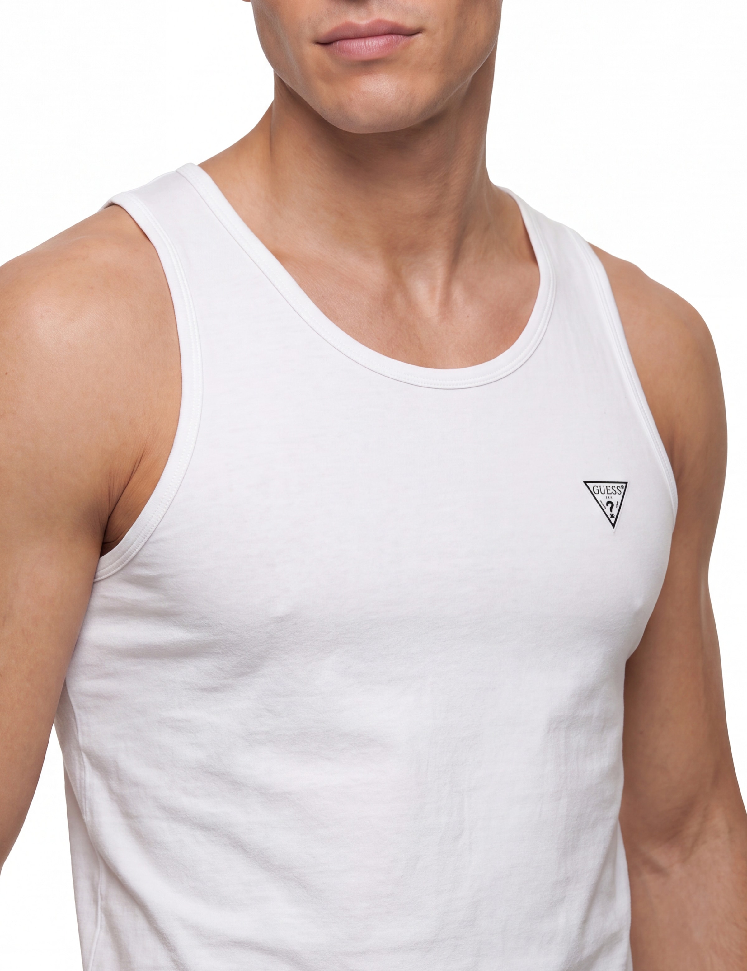 Guess Tanktop »CALEB HERO TANK 2PACK« Packung, 2 Jersey aus Baumwolle