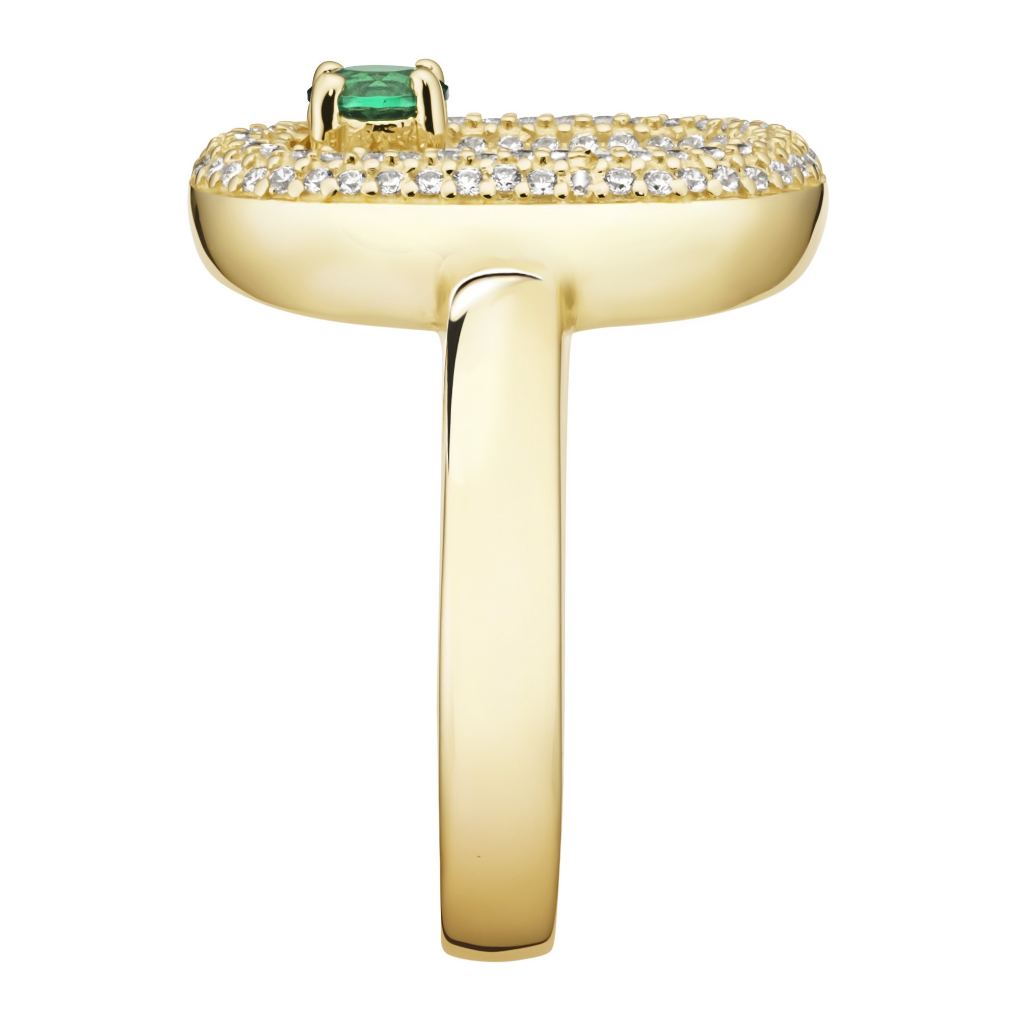 GIORGIO MARTELLO MILANO Silberring »Ring mit Zirkonia und Kristallstein, Silber 925«