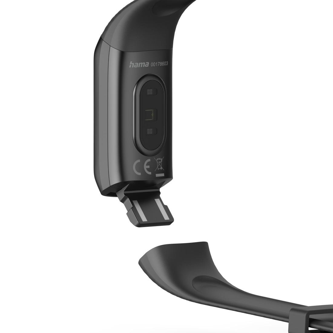 Hama Fitnessuhr »Fitnesstracker Sportuhr Damen wasserdicht, Blutsauerstoff Herzfrequenz«, (/ 1,05 Zoll), Kalorien, Schlaf Stress, Tempo, Musiksteuerung, Schritte, Timer Wecker)