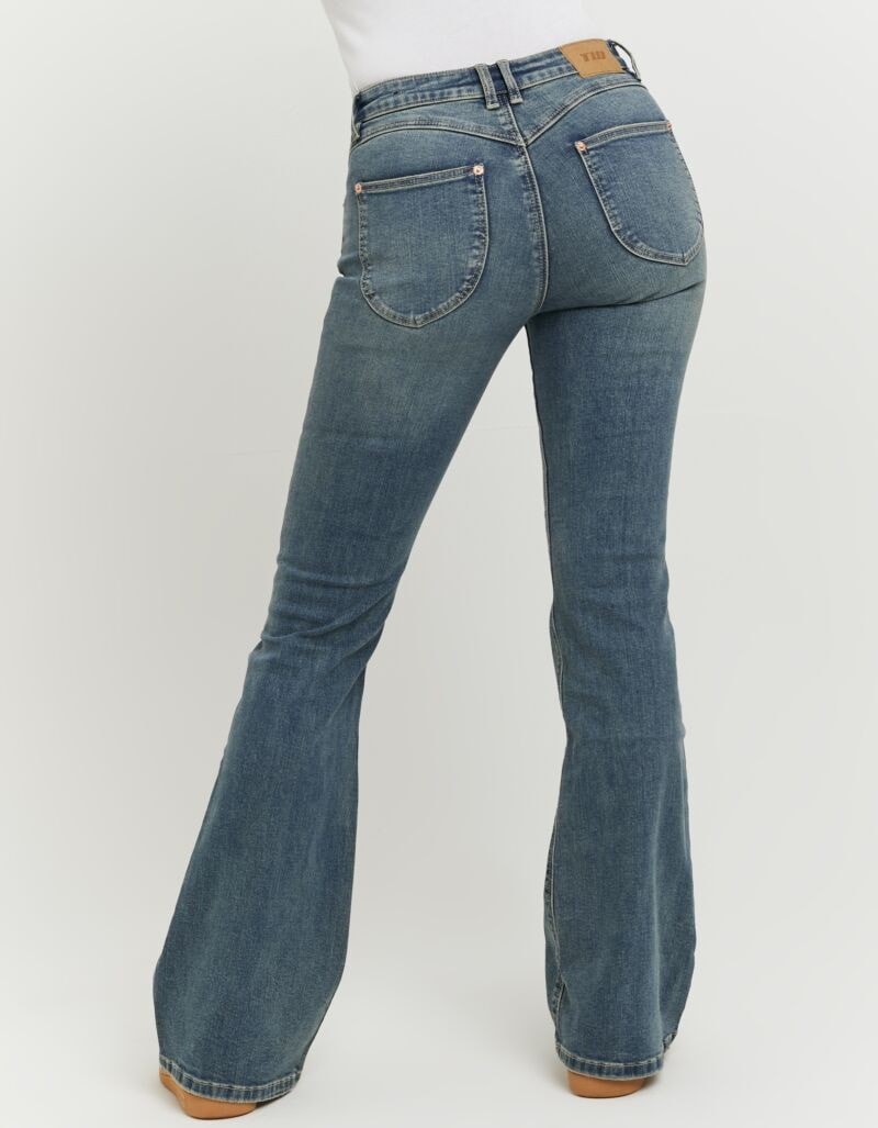 Tally Weijl Bootcut-Jeans »SPADESASSY2« Baumwollmischung, Low Waist